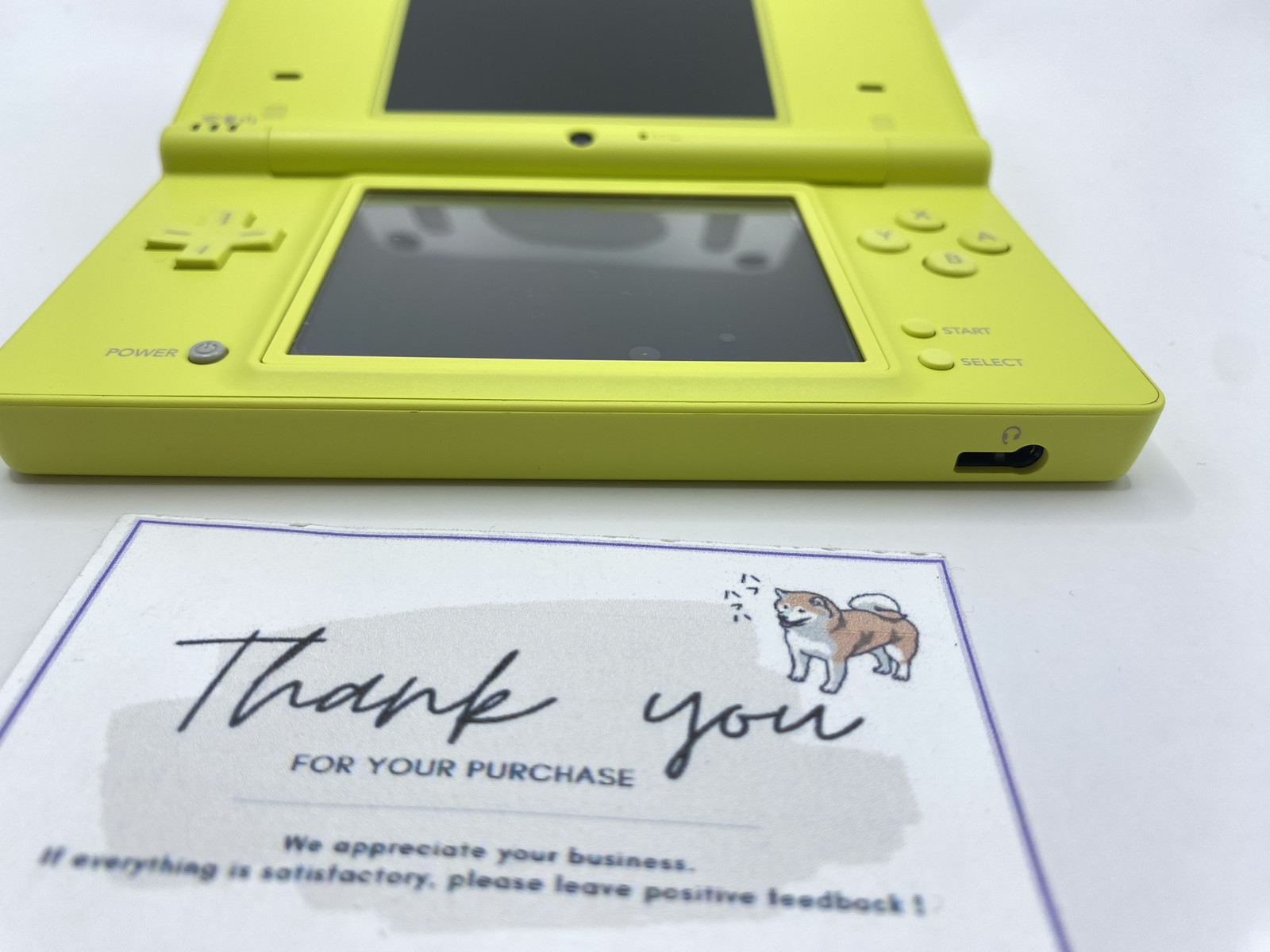 Nintendo DSi Lime Green Console Stylus TWL-001 Japanese language W/BOX