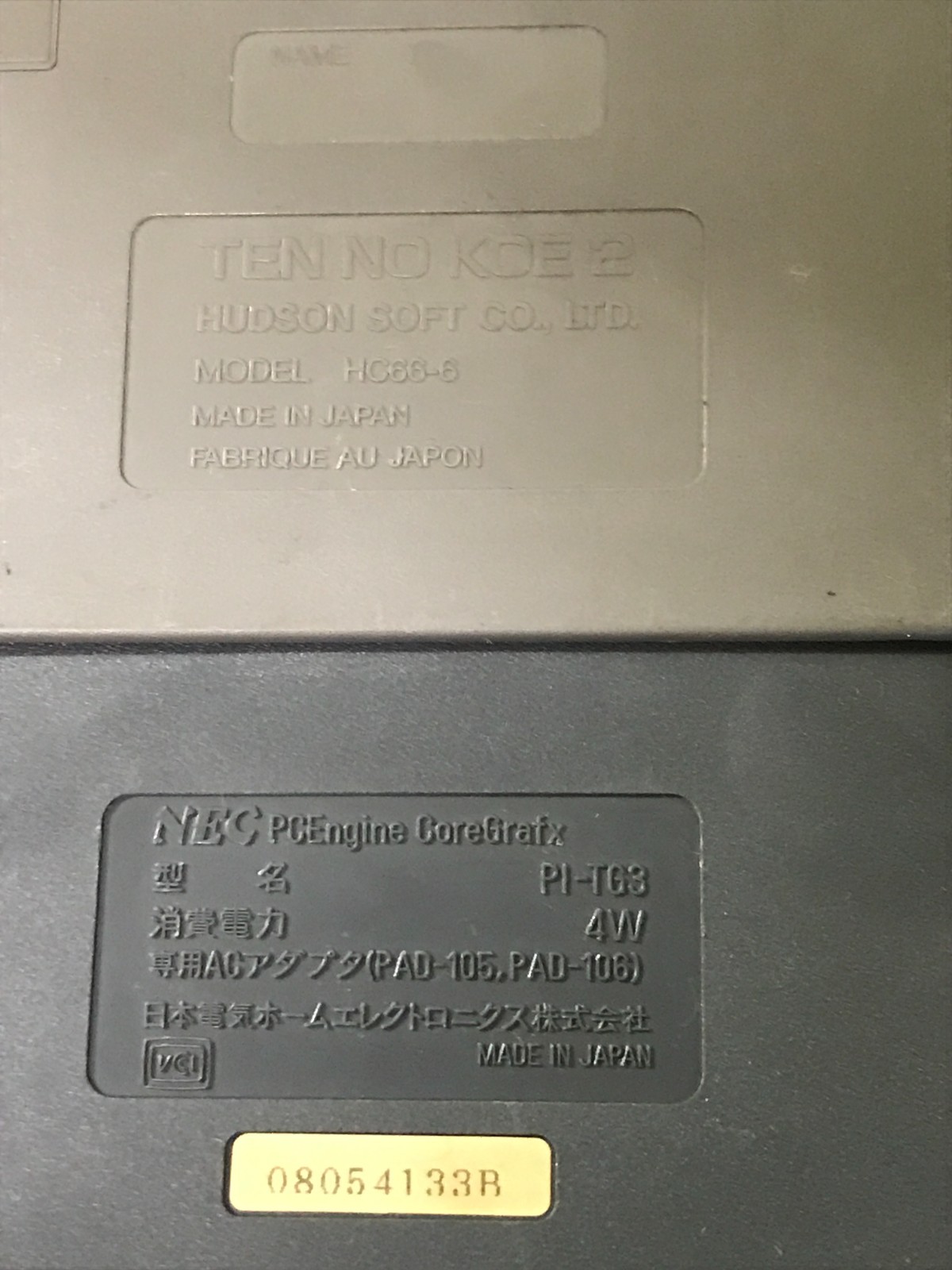 NEC PC Engine CORE GRAFX Console system PI-TG3 Tested NTSC-J PCE D49