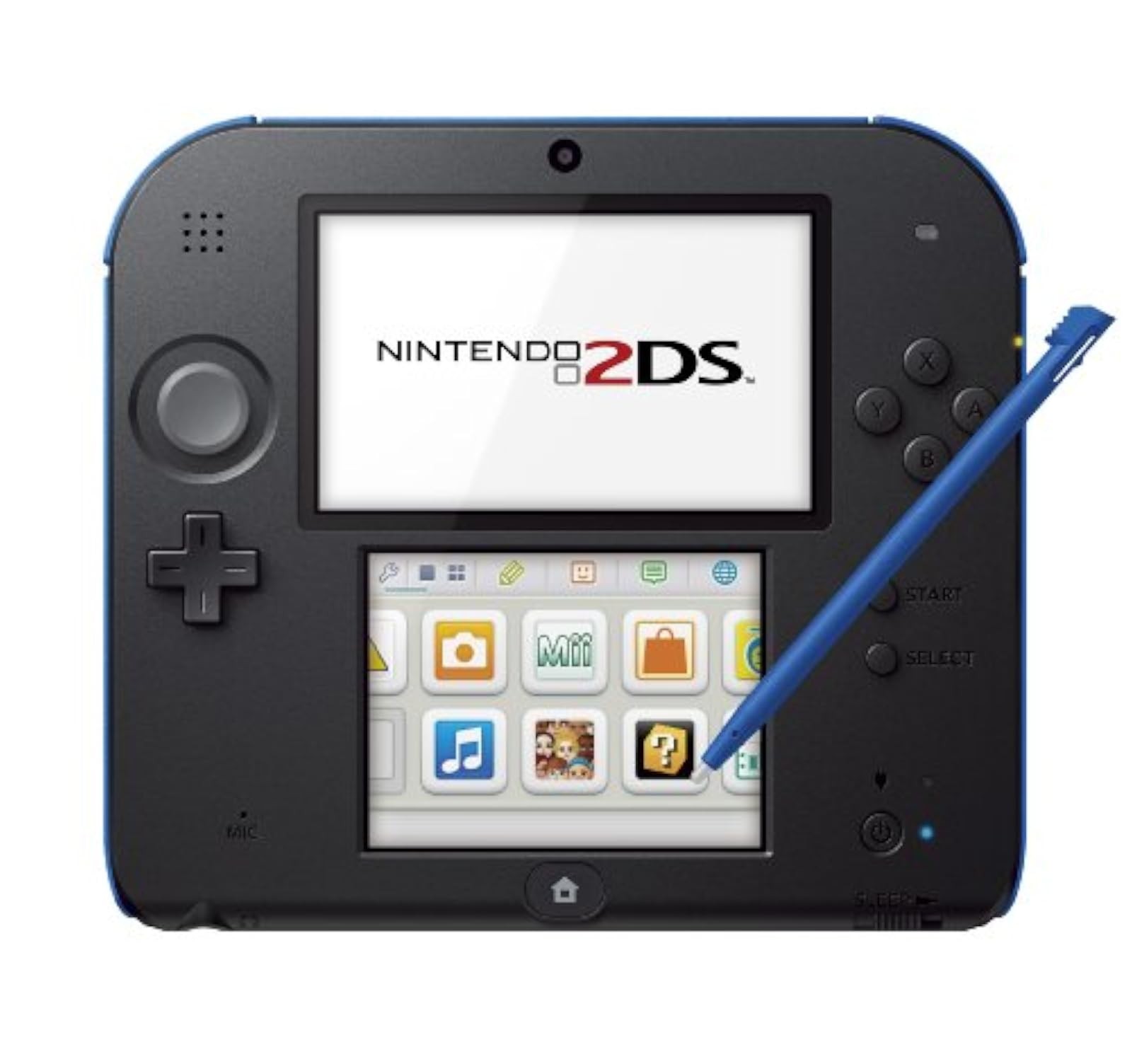 Nintendo 2DS Electric Blue Blue Handheld Portable System Very Good