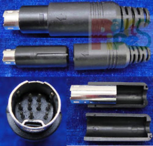 1pcs,Male 9-Pin Mini DIN Plug for Promedia GMX System,M9D