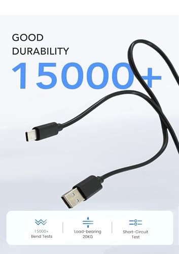 Replacement USB-Type C charging cable compatible with Anker Space One Mini 3