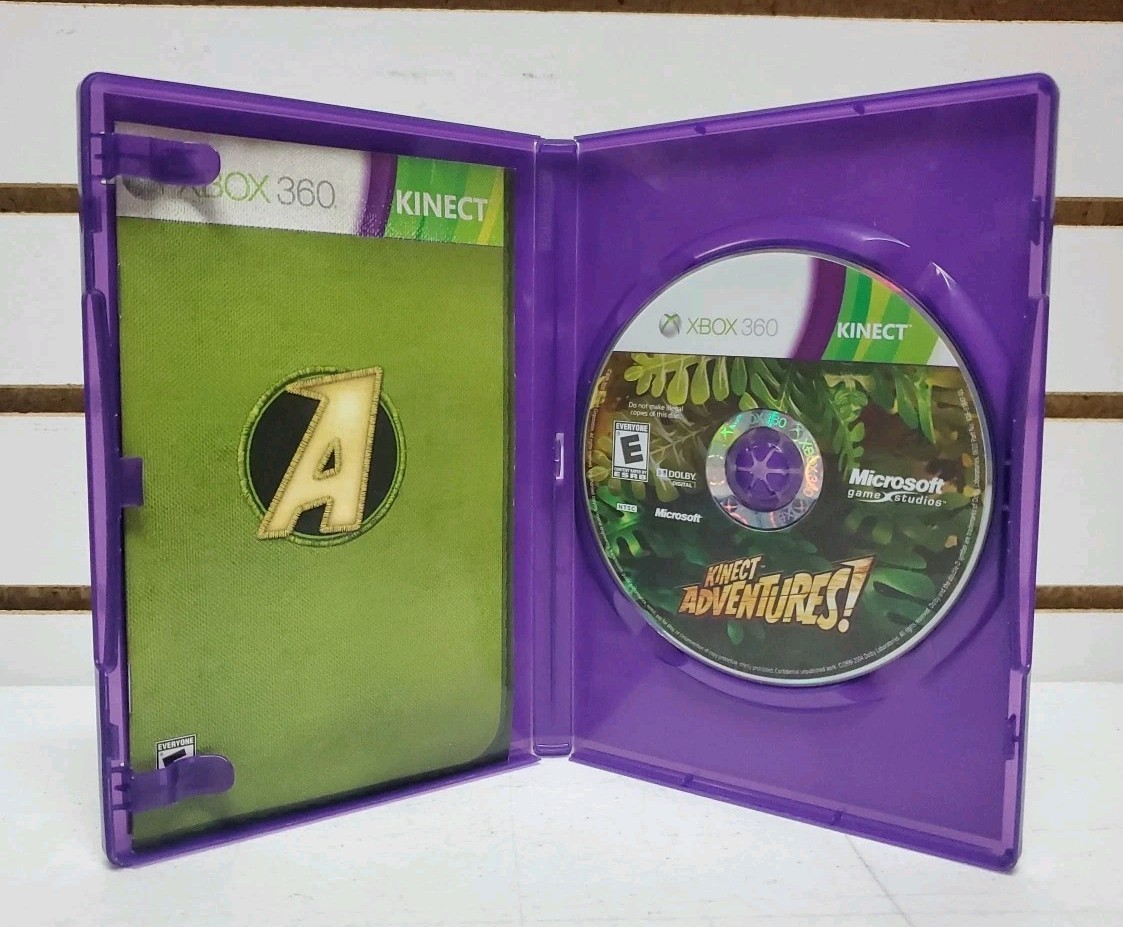 Xbox 360 Kinect Sensor Bar Bundle w/Games – Tested & Works – Lot #10 *READ*