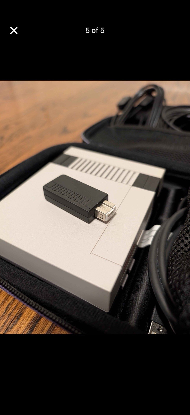 Nintendo NES Classic Edition Microconsole HDMI USB Wi-Fi Controller & Case