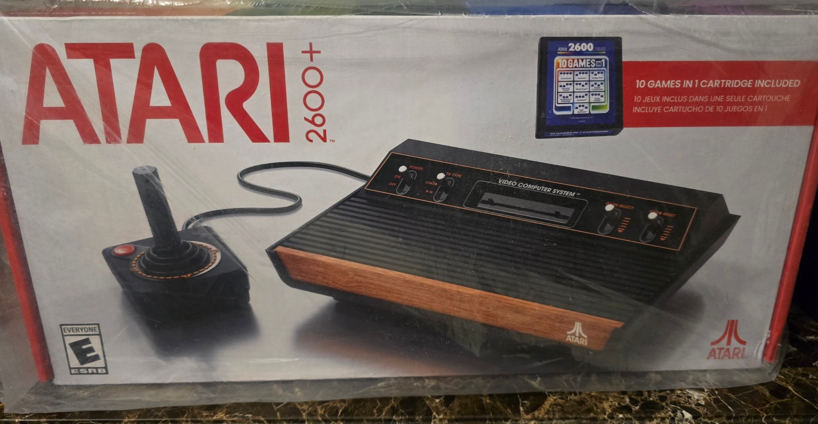 NEW FACTORY SEALED Atari 2600+ Plus HDMI Console, 10 in 1 Game Cart,
