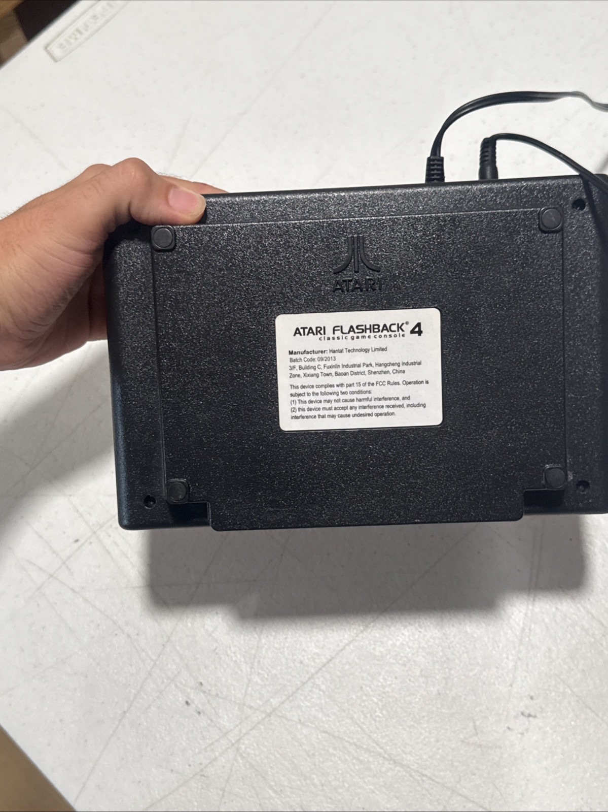 Atari Flashback 4 Launch Edition Black Console TESTED Comes with HookUps