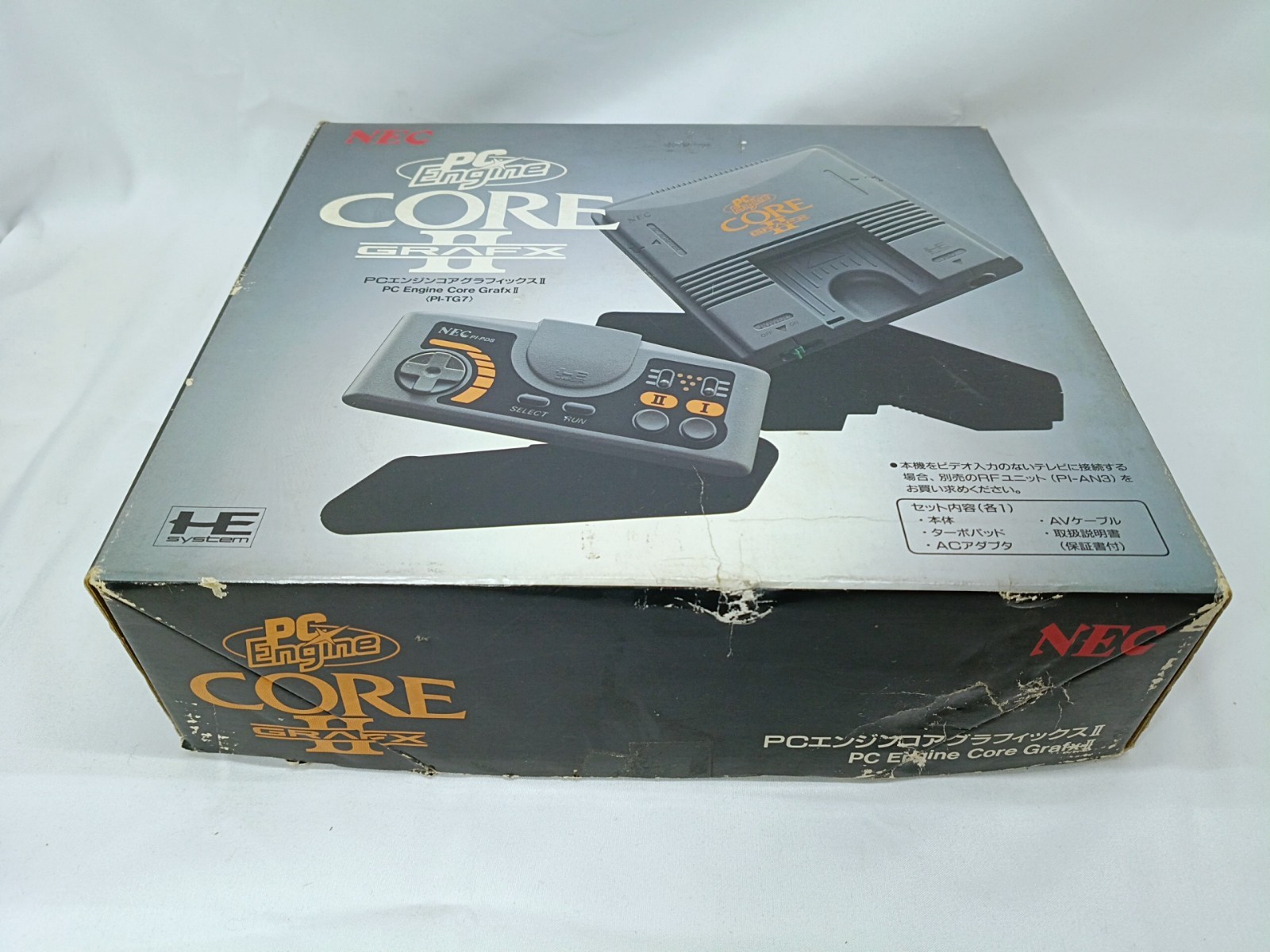 PC Engine CORE GRAFX 2 II console Boxed set NTSC-J Tested