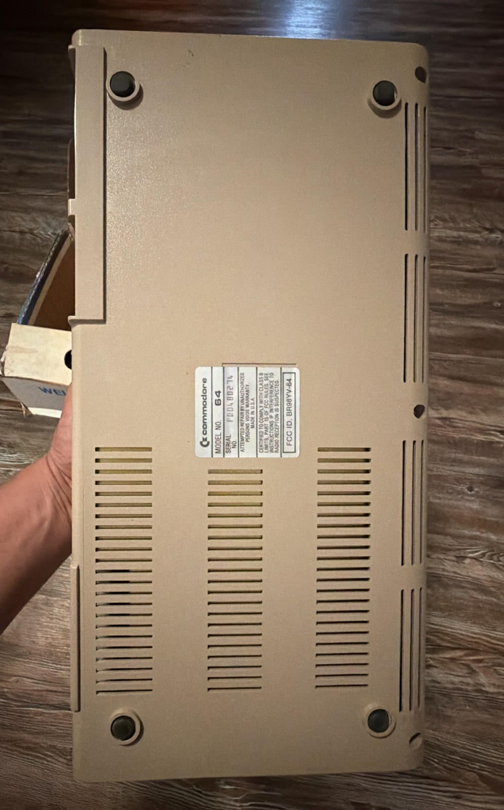 Commodore 64 Retro Computer With Command Overlay Strip PSU & Registration