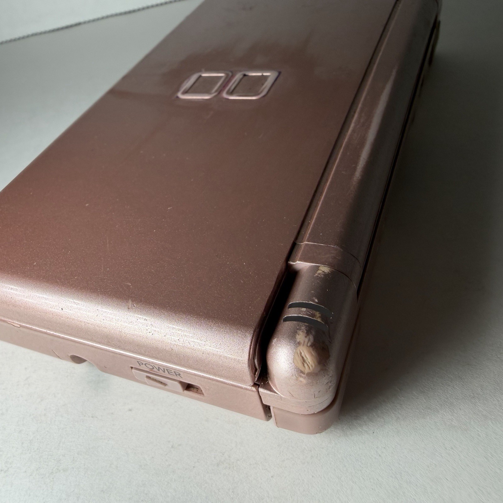 Nintendo DS Lite Console Pink/ Metallic Rose – Tested W/ Charger & No Stylist