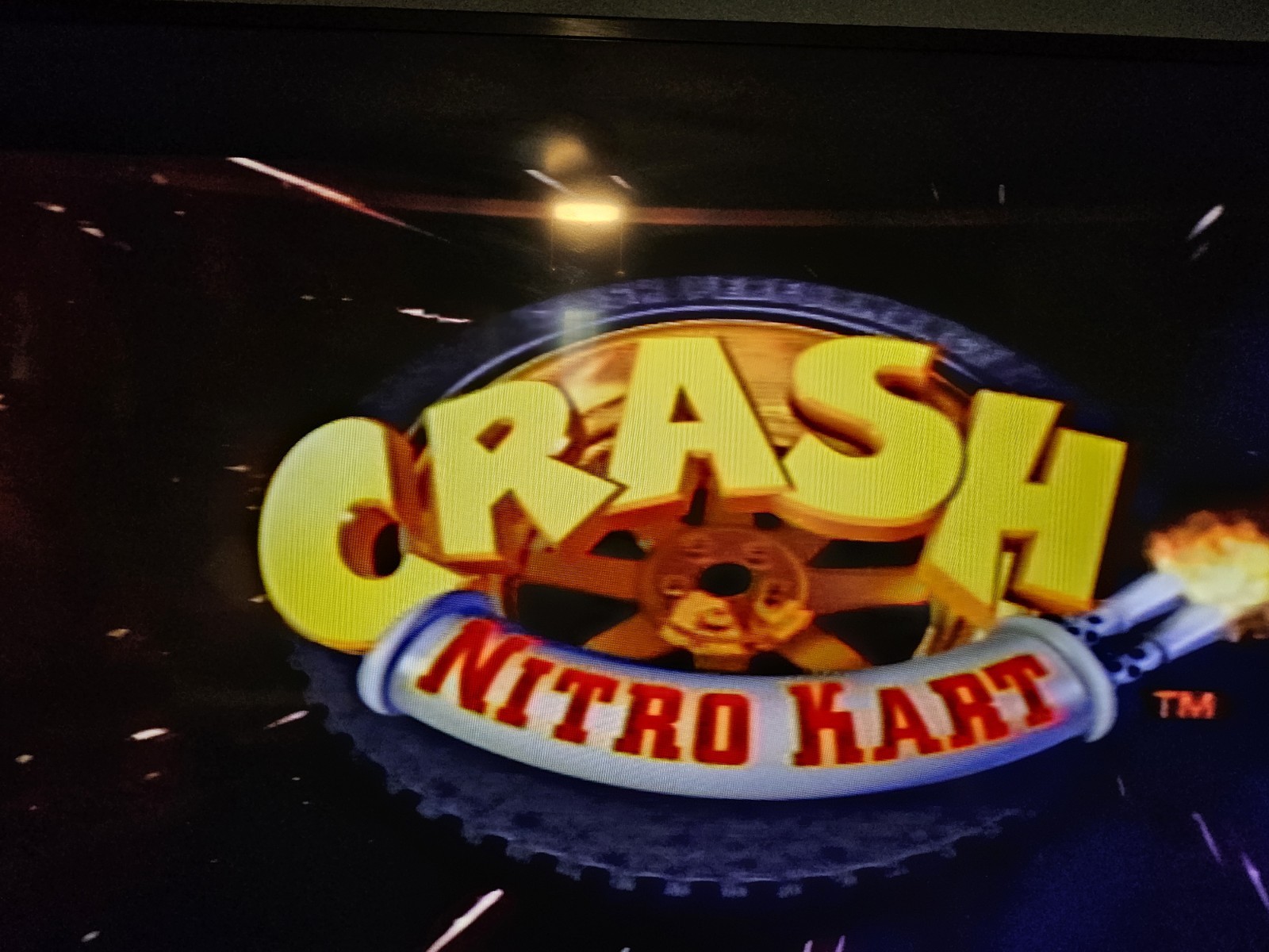 Nintendo GameCube Platinum Console Bundle With Crash Nitro Kart Great Condition