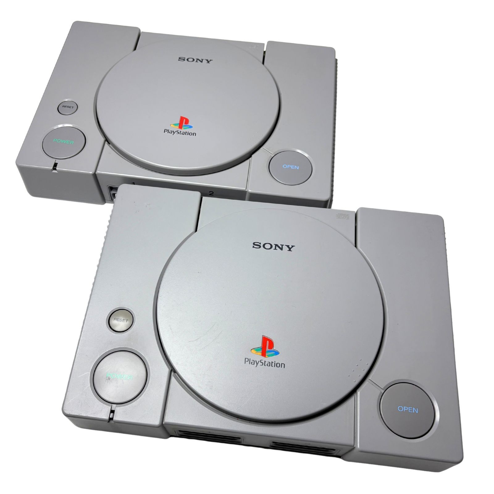 Sony PS1 SCPH-5500 9000 Console Lot Parts Repair Hori Controller Japan