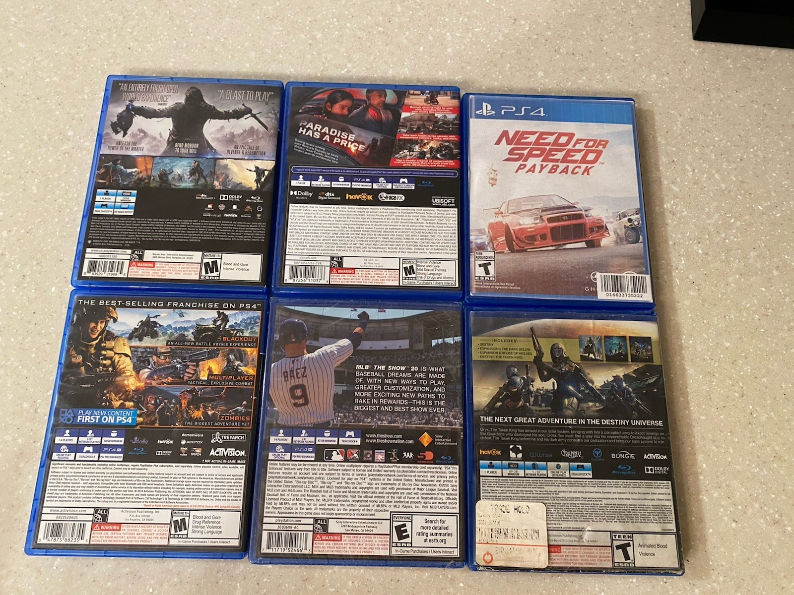 Sony PlayStation 4 500GB Bundle with 1x Controller, 7x Games – Low Firmware