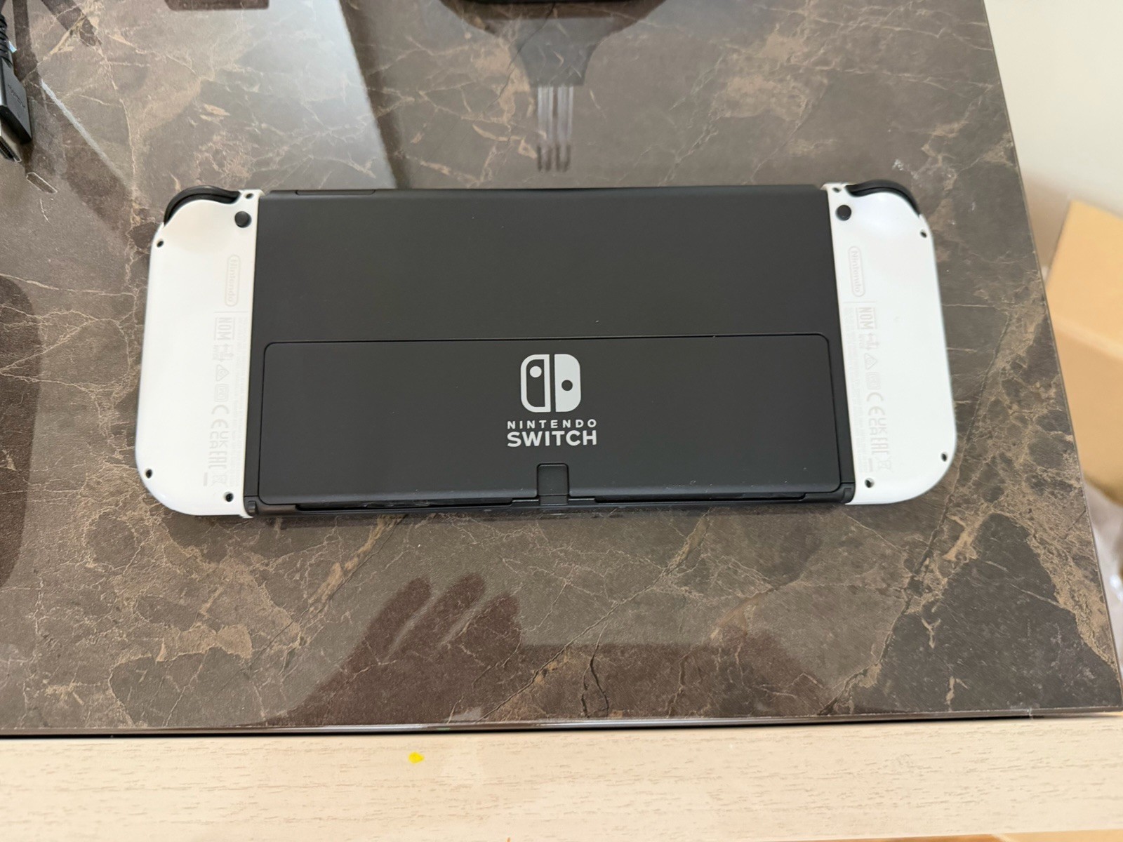 Nintendo Switch OLED White Console White Joy-Con Dock Case Accessories