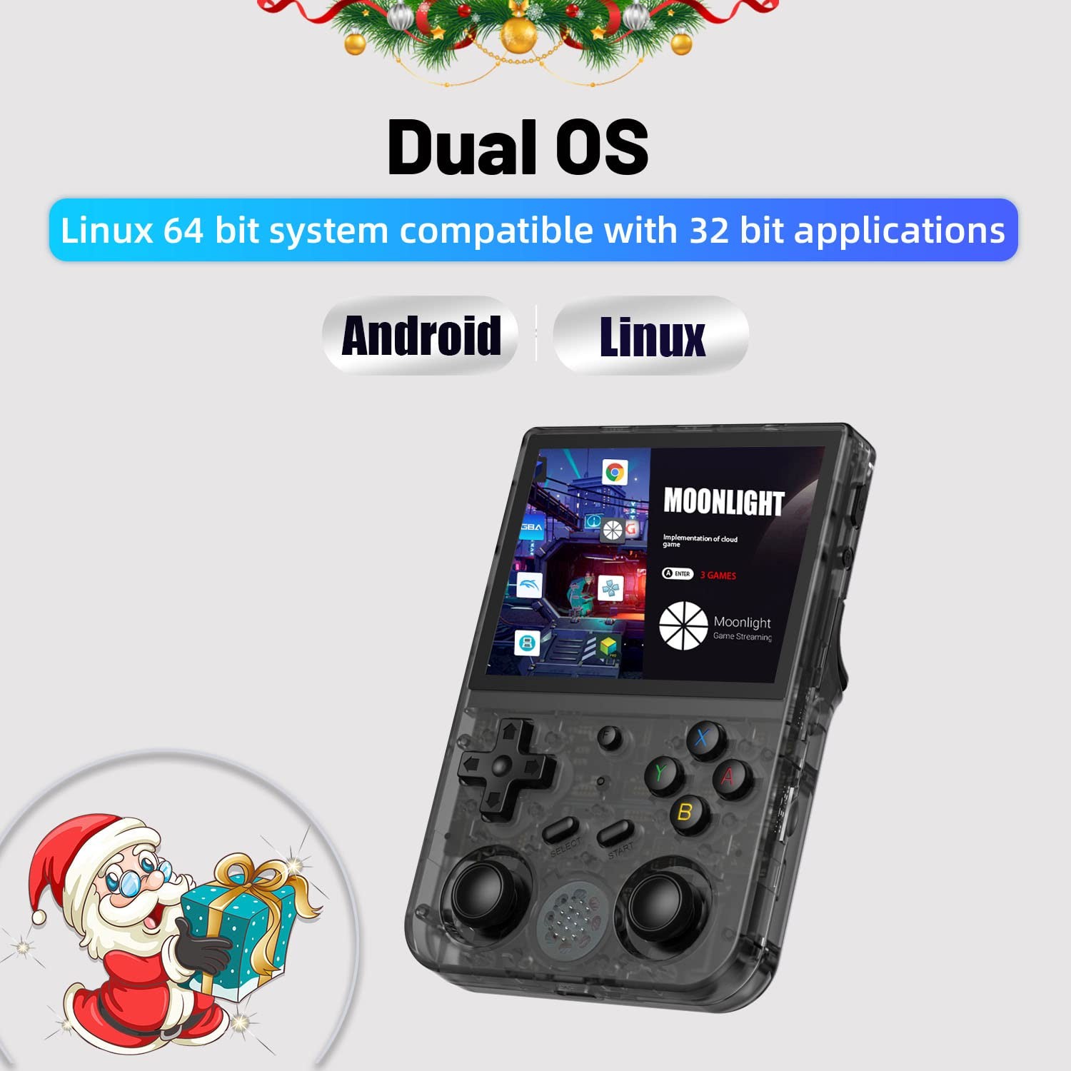RG353V Retro Gaming Handheld Android 11 Linux 5G WiFi