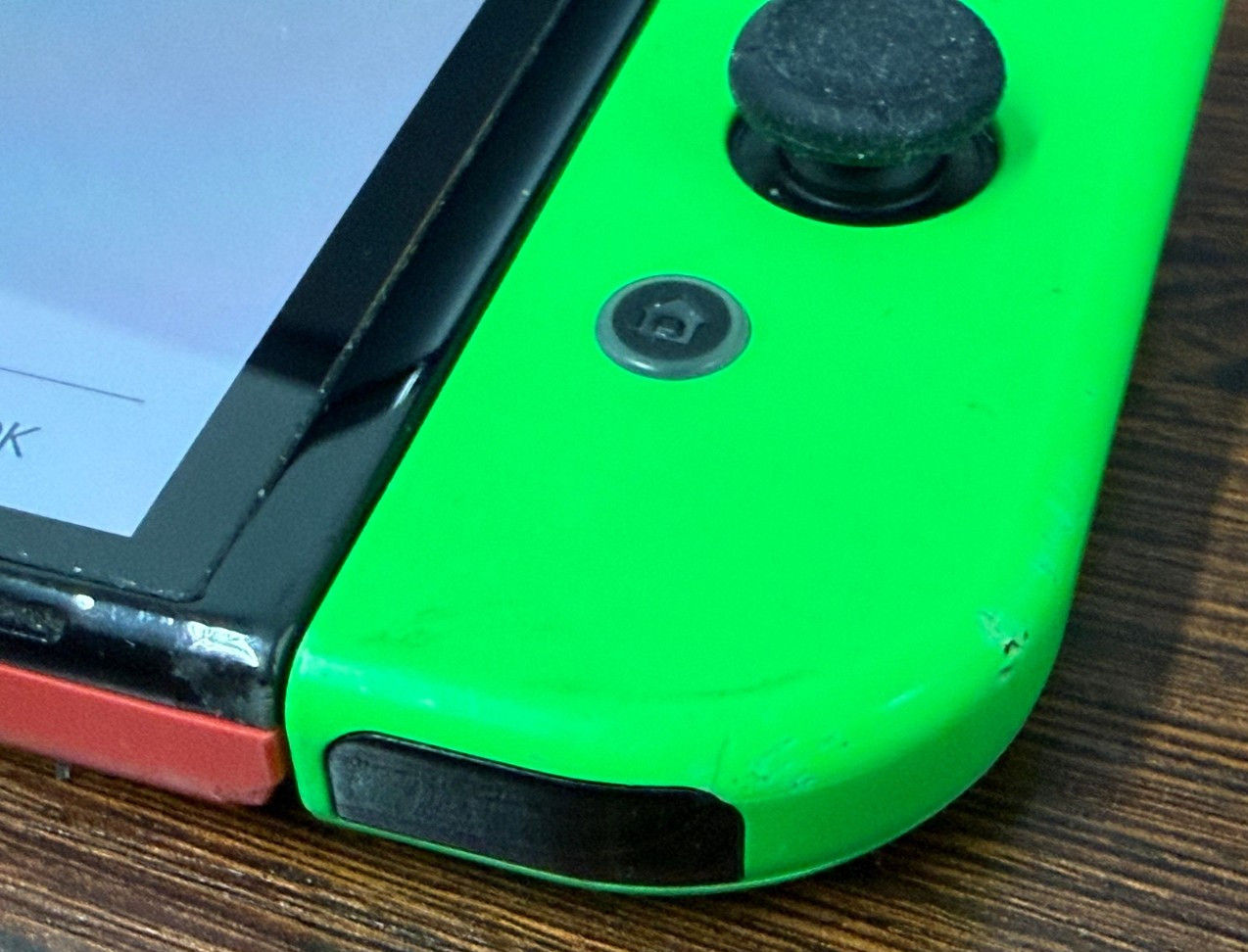 Nintendo Switch OLED – Red Model – Fair Used Cond – Chipped Plastic – Works READ