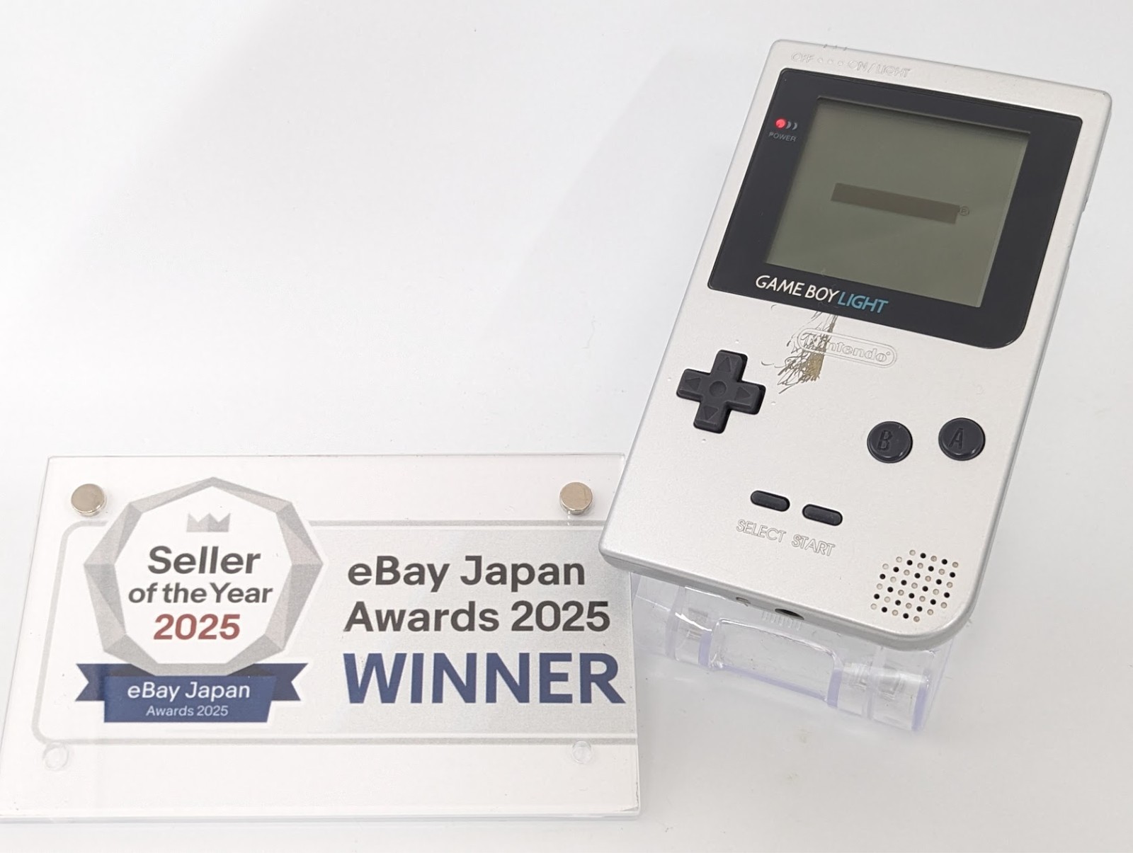 B1358 Nintendo Gameboy Light console Silver GB Japan RARE