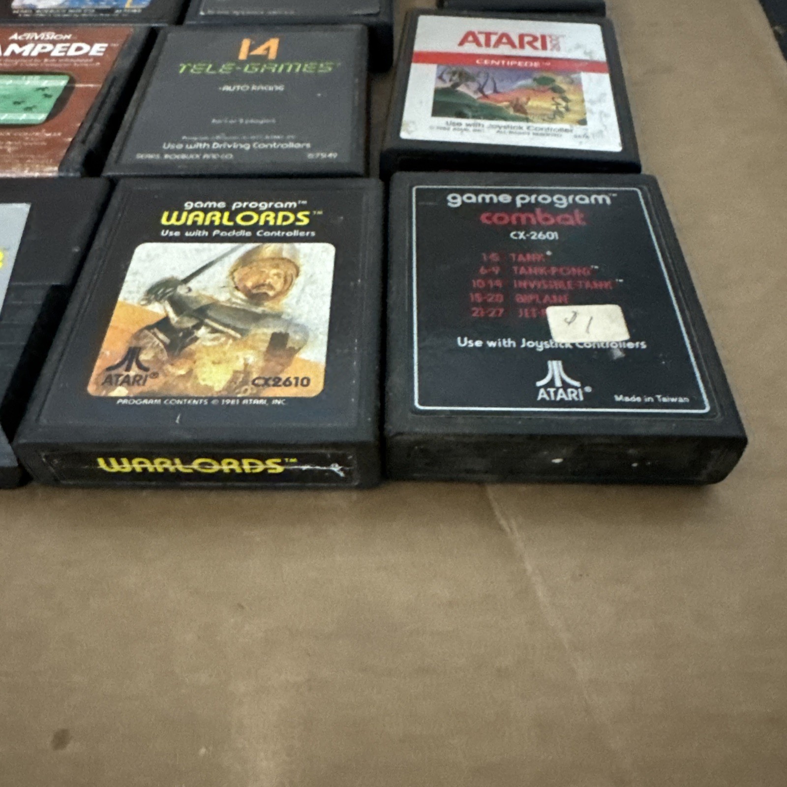 Atari 2600 Vader Black Console Bundle Cleaned Tested Works Great With 18 Games