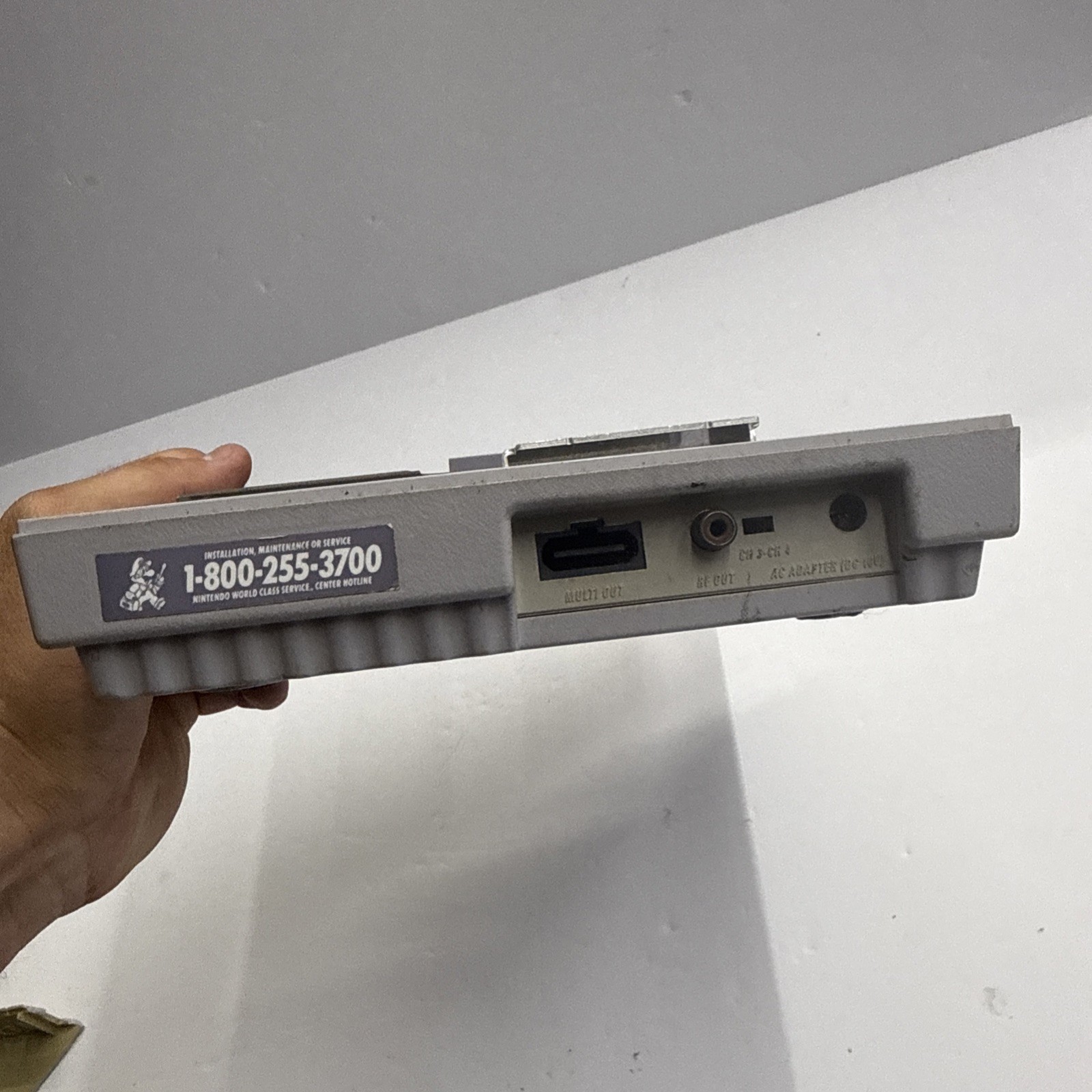 Defective – Nintendo SNES Super Nintendo Console No Power Broken Shell #16