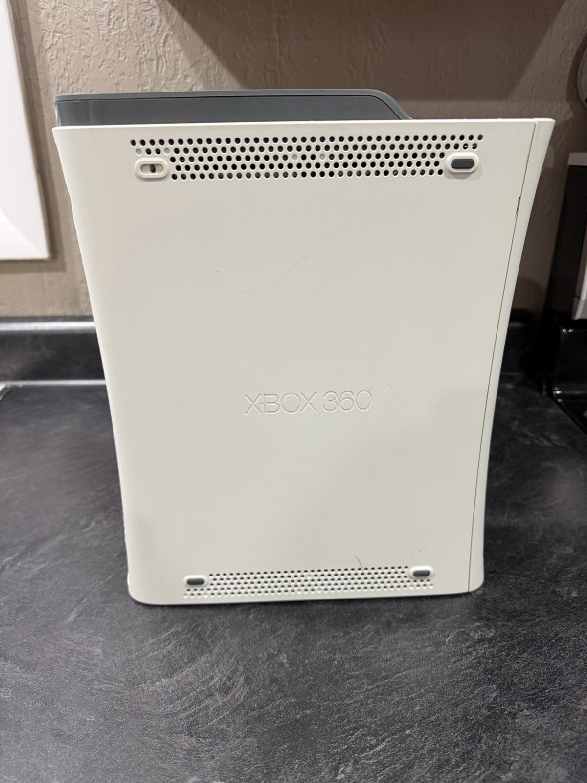 Microsoft Xbox 360 Console with White Wireless Controller -Cleaned and Tested