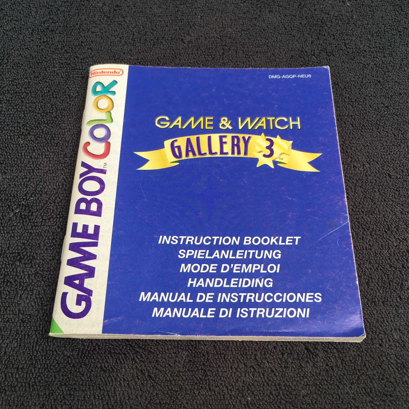 Nintendo Game Boy Color Game & Watch Gallery 3 EUR Very Good Condition