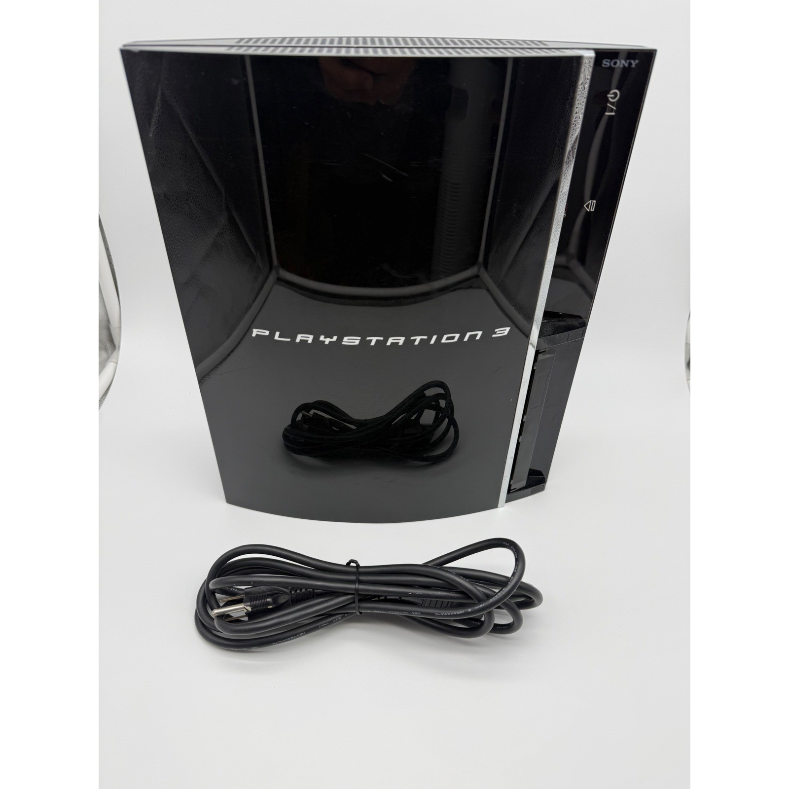 Sony PlayStation 3 PS3 CECHE01 80GB Backward Compatible Console Black Tested