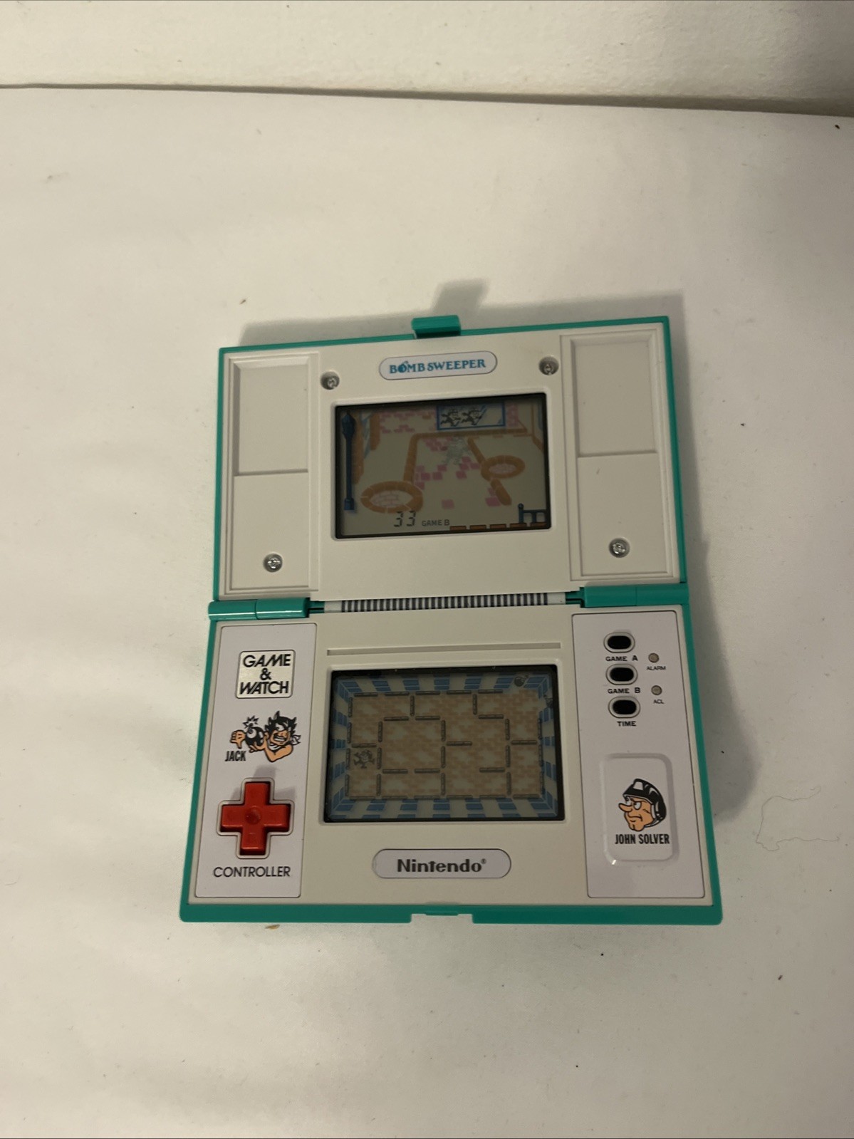 Nintendo Game & Watch Bomb Sweeper BD-62 1987 Multi Screen WORKING
