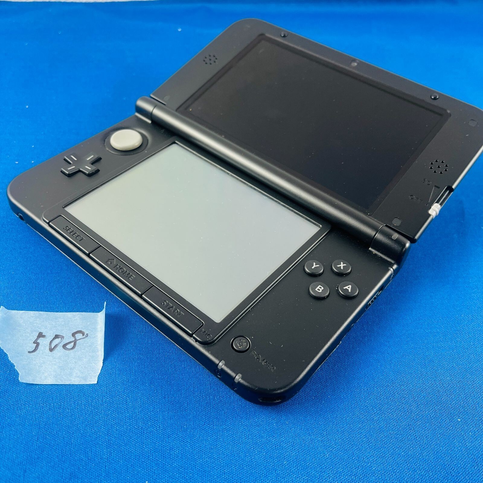 ◇508 Nintendo 3DS LL XL console Black with Charger Japanese ver. Tested Work