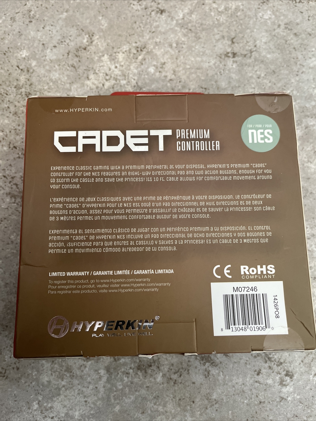 Hyperkin Cadet Premium NES Wired Controller Nintendo Entertainment System – NEW