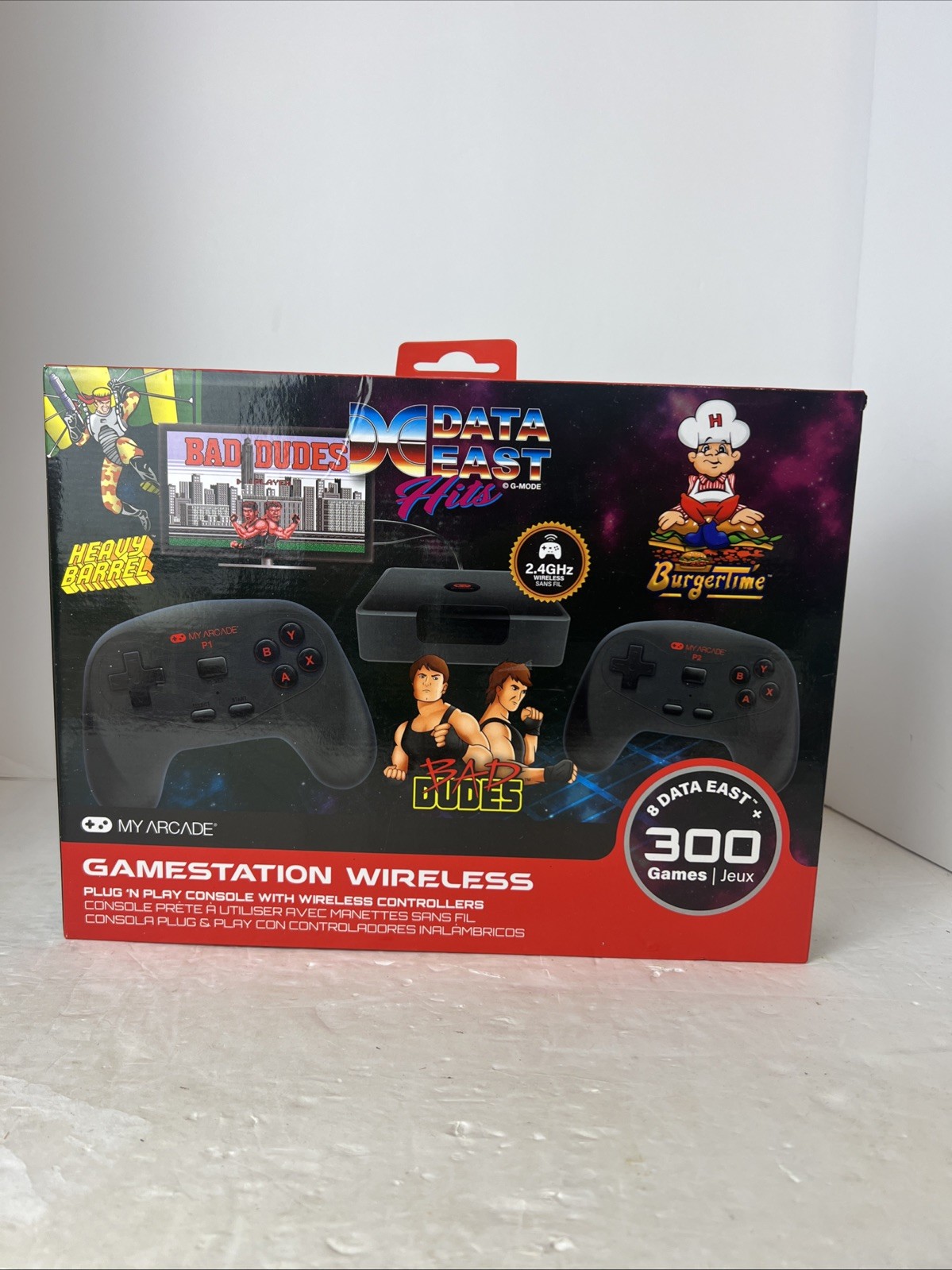 MY ARCADE GameStation Wireless Plug & Play Console 300+ Games w/ Data East Hits