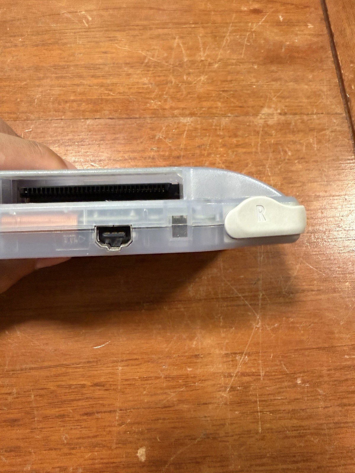 Nintendo Game Boy Advance Console System – Clear Glacier – Parts Only