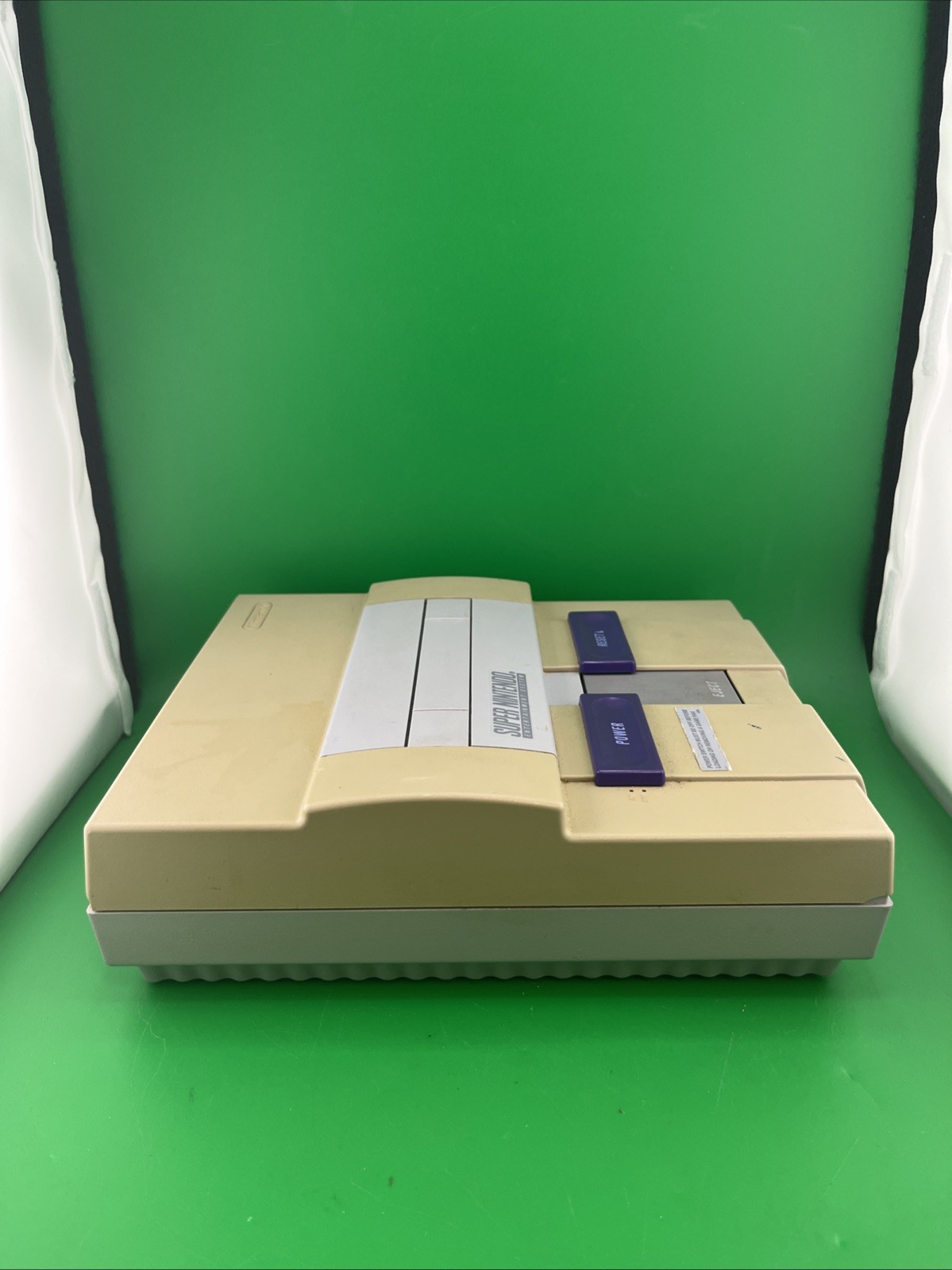 Super Nintendo Console System SNS-001 With 2 Controllers SNES Bundle Tested (T35