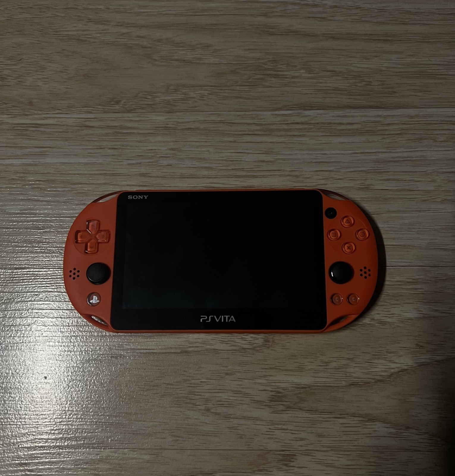 Sony PS Vita 2000 Neon Orange EX Region Free Console w Charger Micro SD 256GB