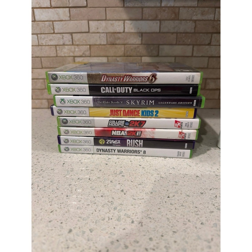 Xbox 360 Pro White Console Bundle with Games