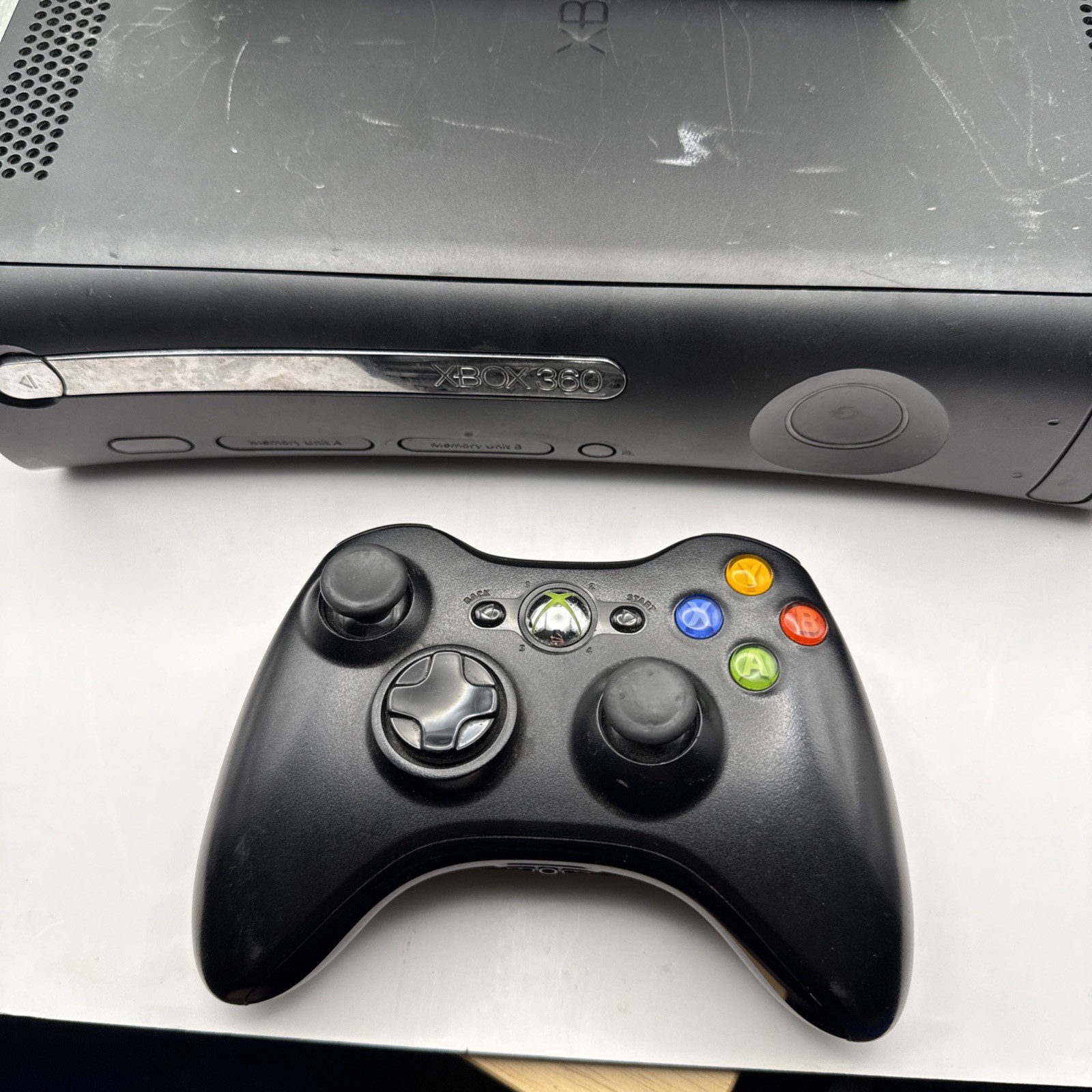 Microsoft Black Xbox 360 Elite 120GB Console Tested & working With Games Bundle