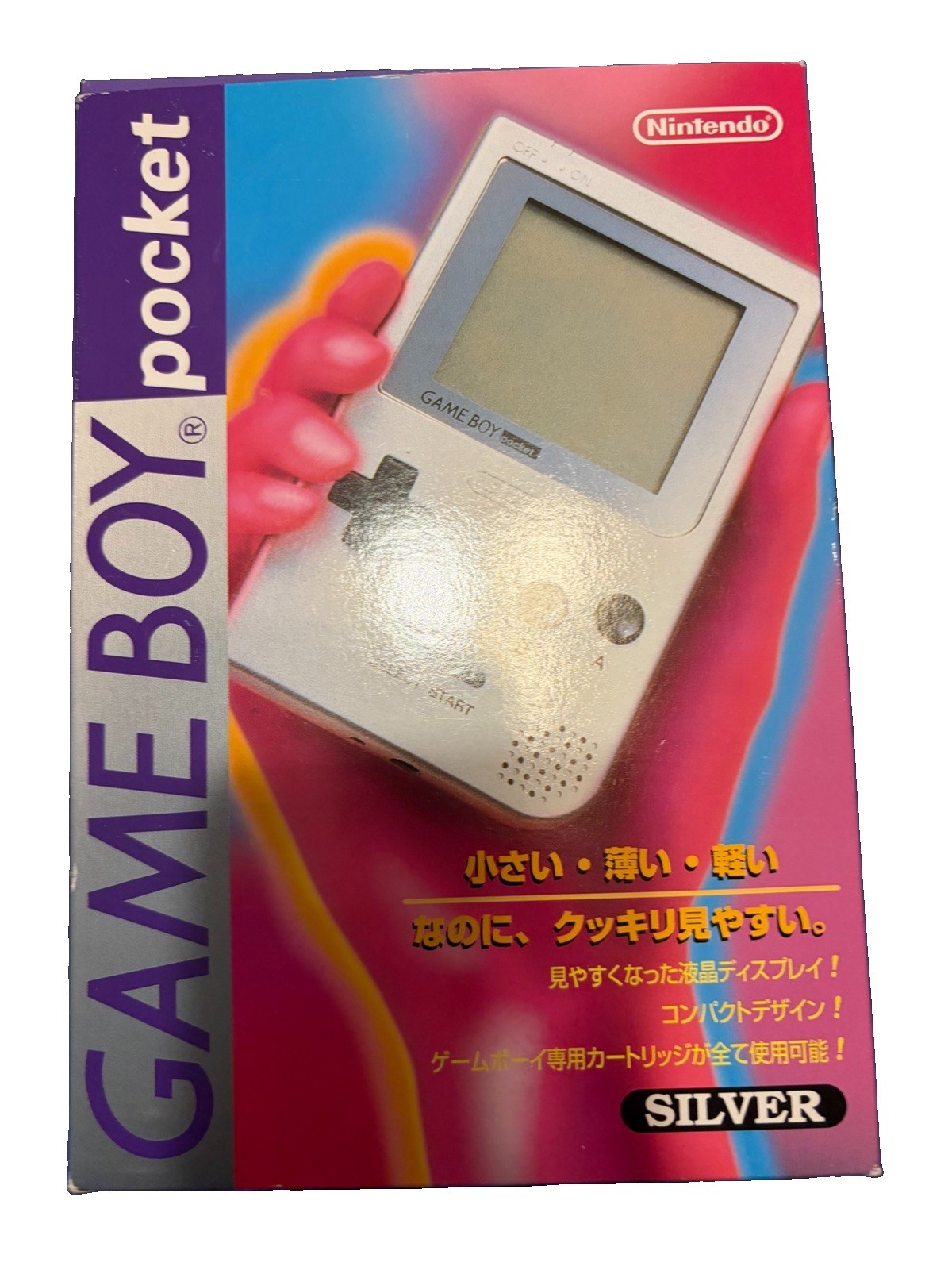 Nintendo Game Boy Pocket MGB-001 Silver (Japanese)