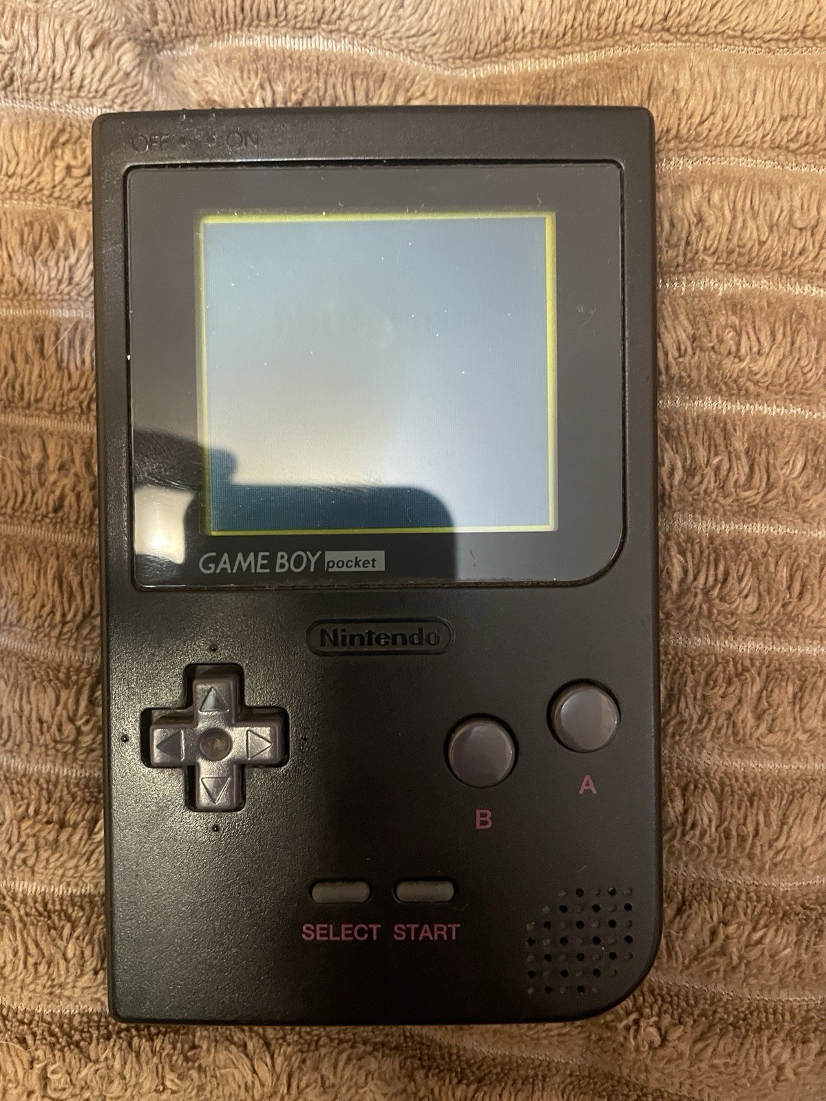 Nintendo Game Boy Pocket Black Handheld System w/ Headphone Jack MGB-001