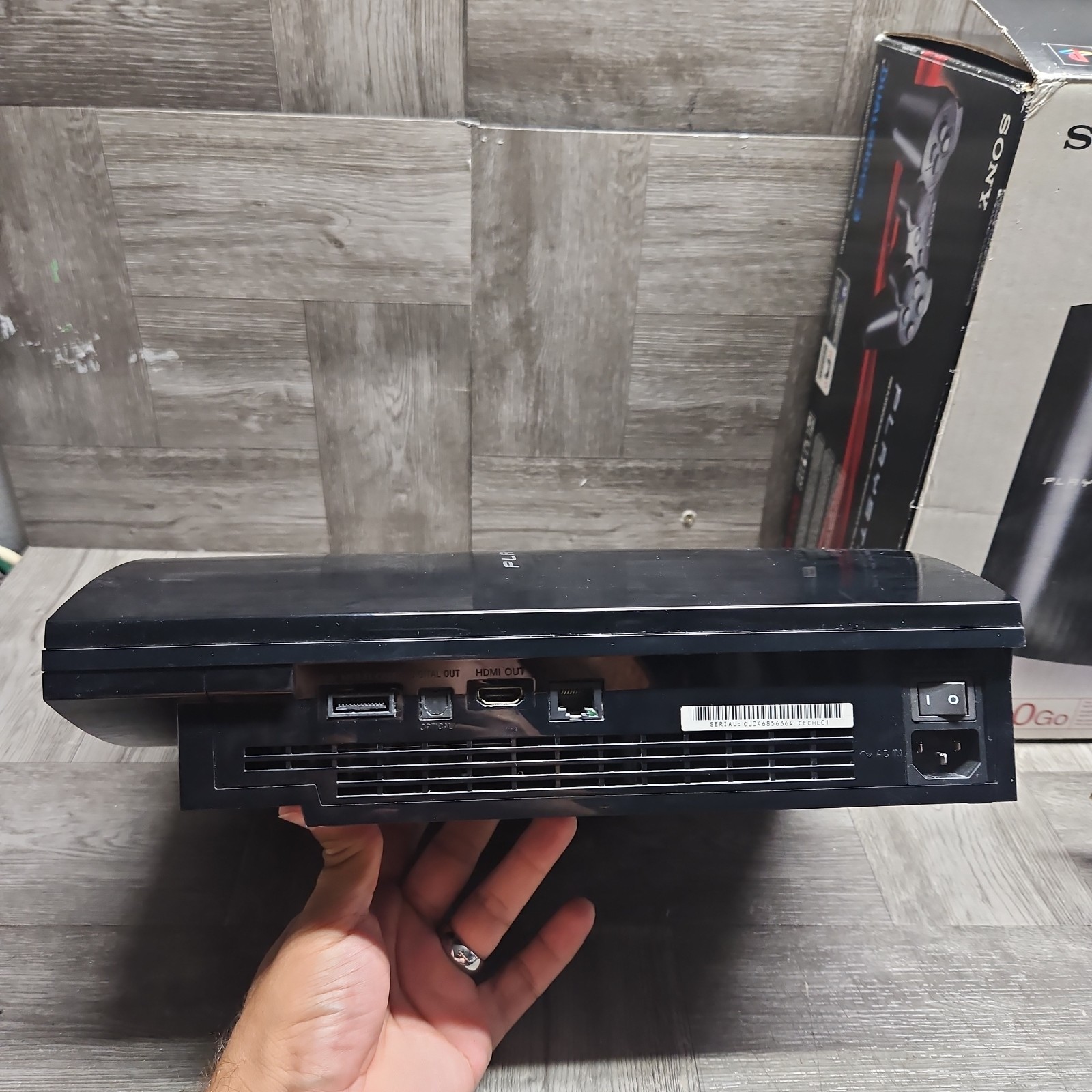SONY PlayStation 3 FAT Console CECHL01 Tested 80 GB + 10 Games