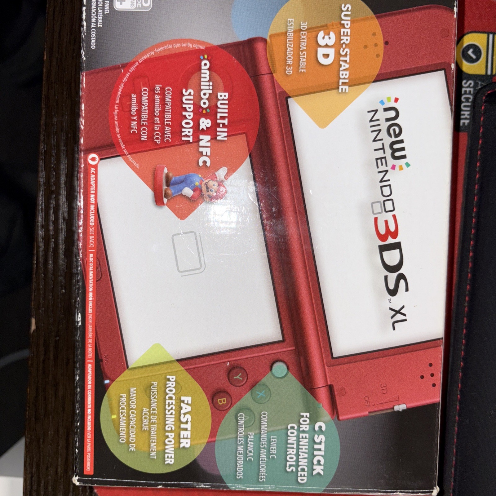 Nintendo New 3DS XL Red Handheld Console / System – LIKE NEW Barely Used!