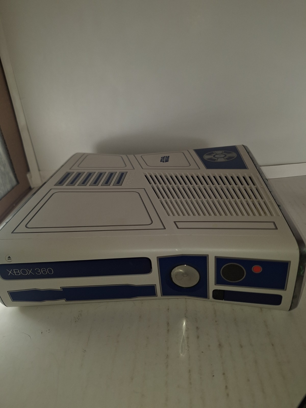 Microsoft Xbox 360 R2D2 Star Wars Limited Edition Console 320GB HD TESTED Works