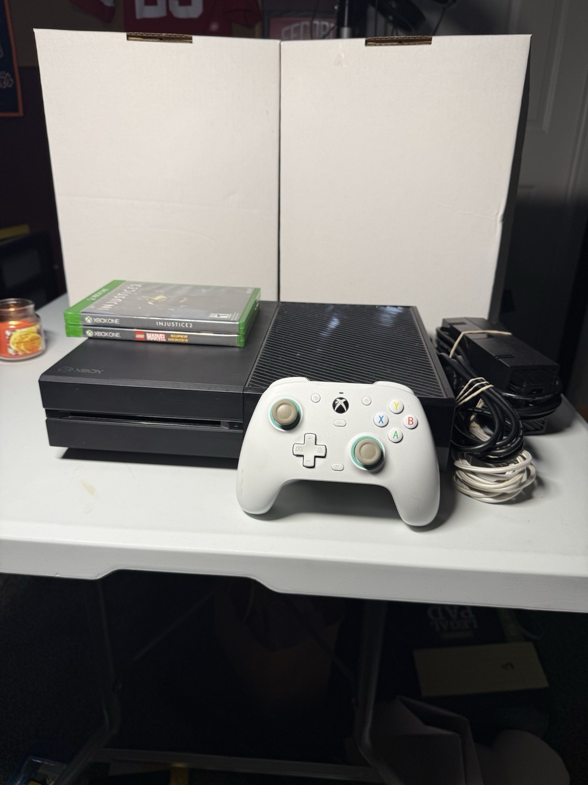 Xbox One Console 365GB Black Bundle Controller Games