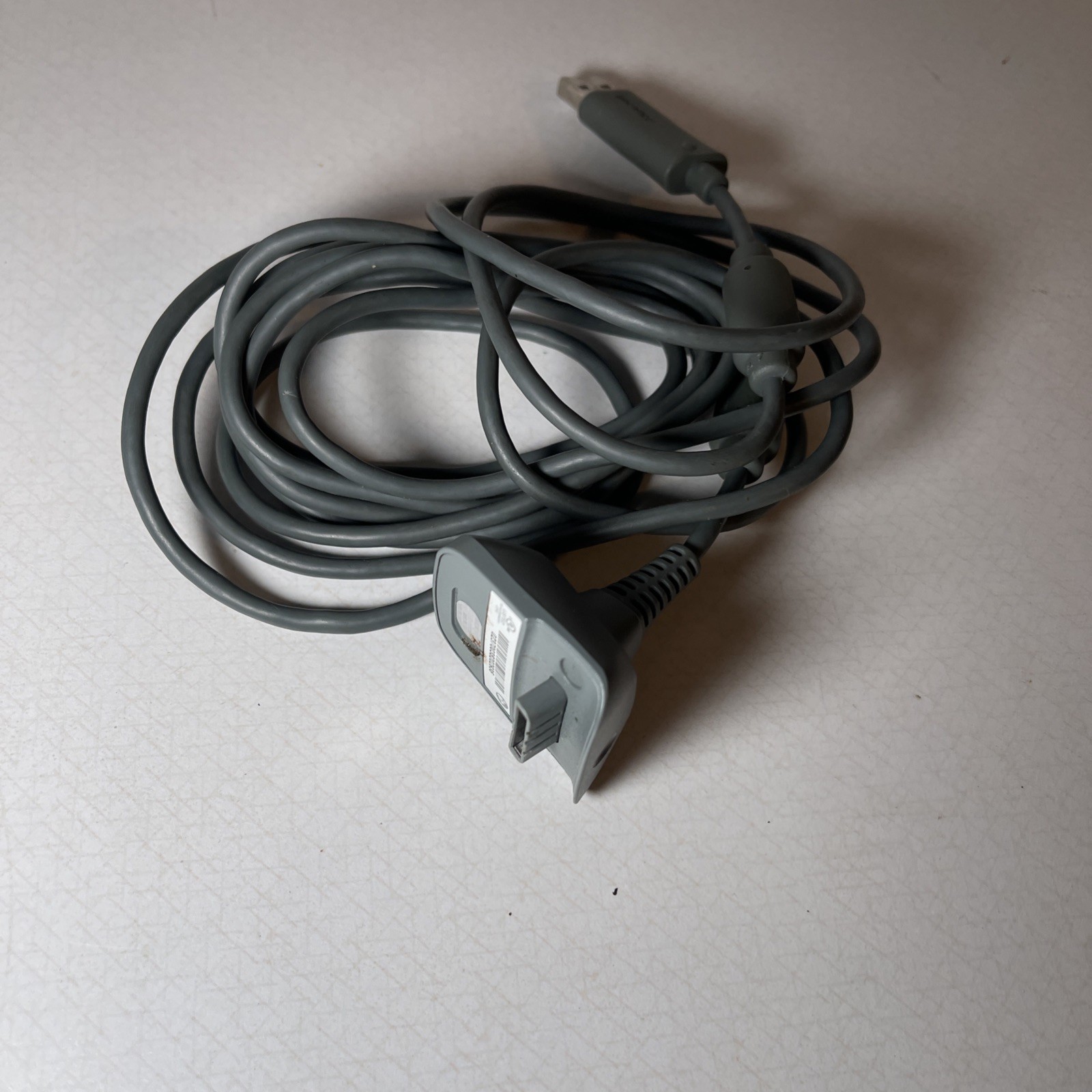 Two Microsoft Xbox 360 Controllers Untested No Backs With Cords And Microphone