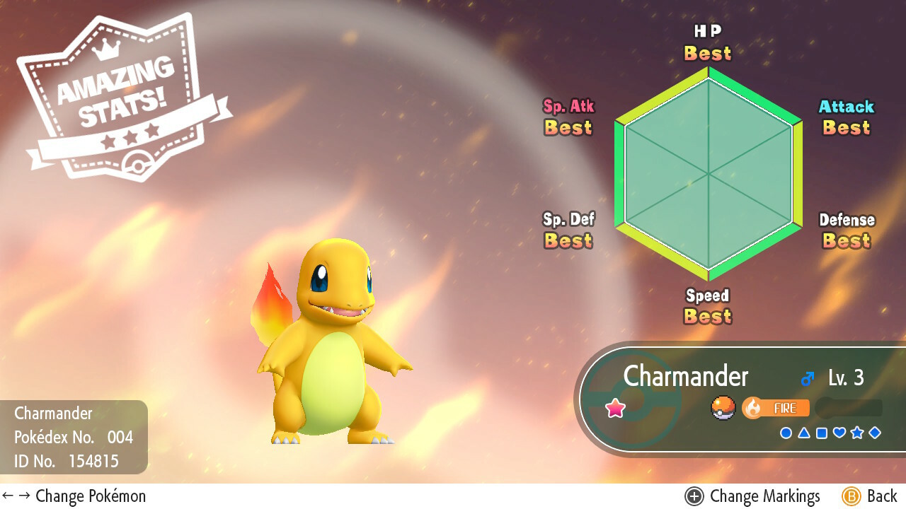 🌟All Starters Max Stats Pokemon Lets Go Pikachu and Eevee Home🌟