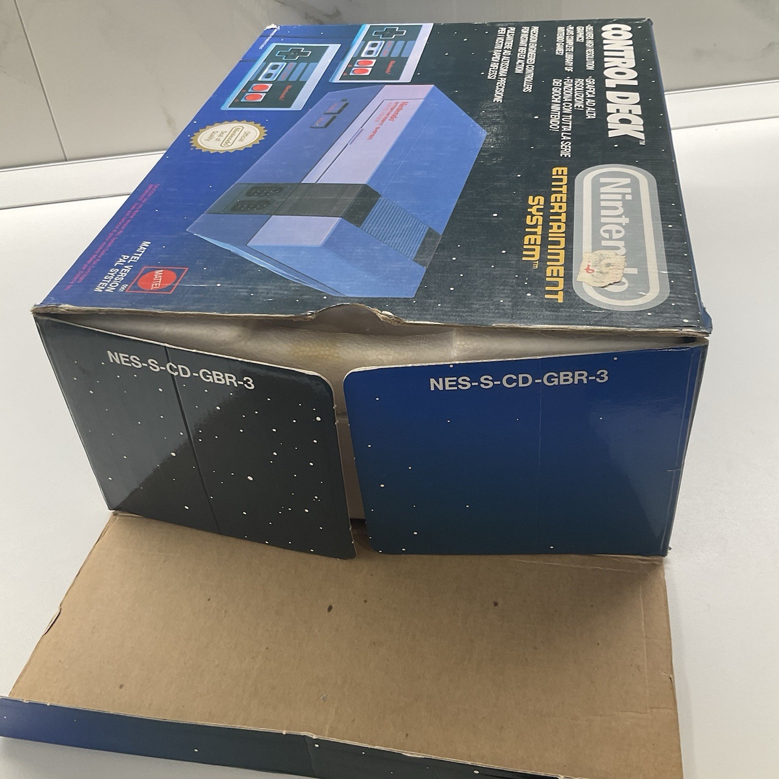 NINTENDO NES CONSOLE CONTROL DECK PAL A ITALIAN COMPLETE BOXED – VERY RARE