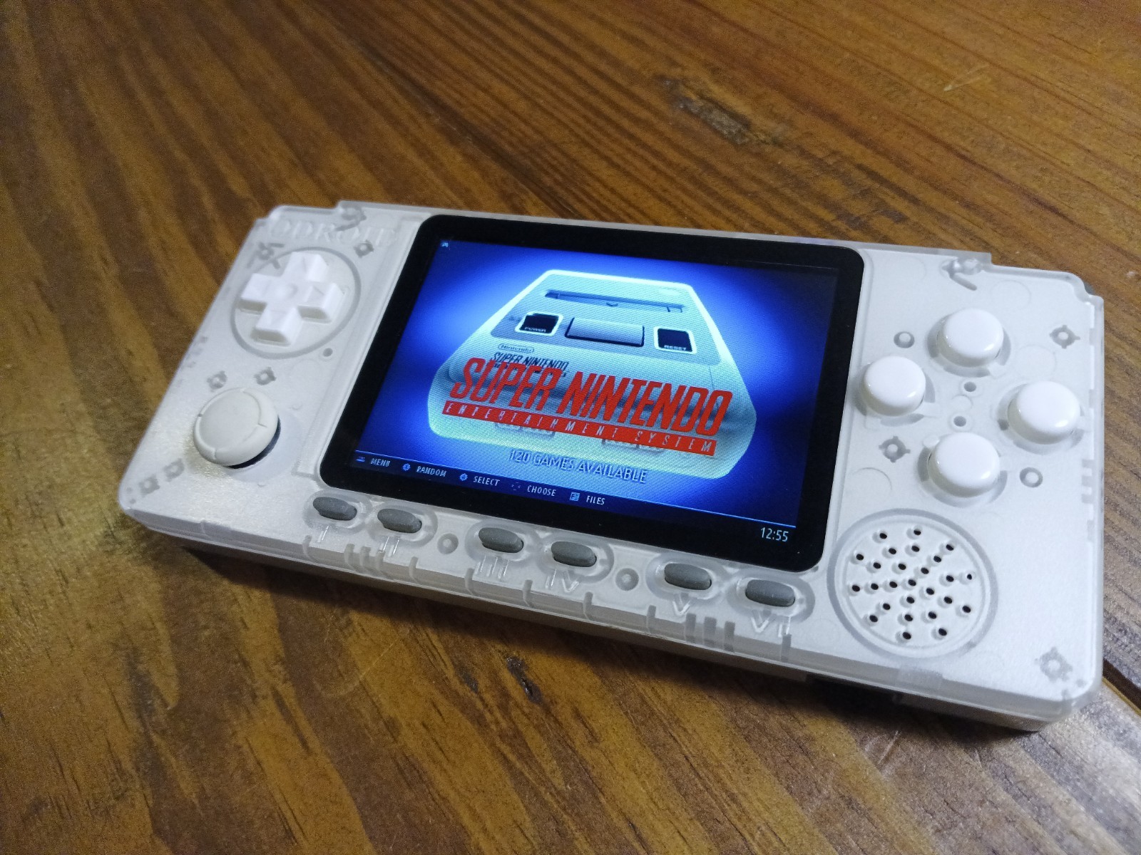 Odroid Go Advance Linux Emulation Handheld NES, SNES, Genesis, etc FROSTED WHITE