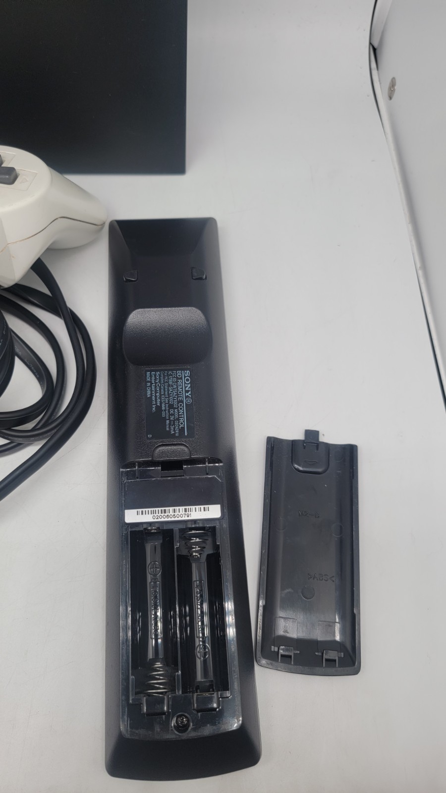 Sony PlayStation 2 PS2 Black Console Controller Cables 8MB Card, Tested Working