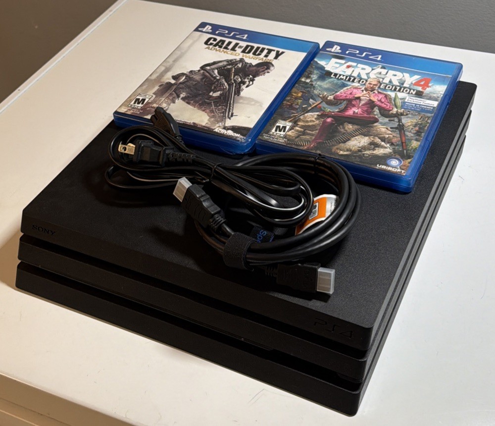 PlayStation 4 Pro 1TB Perfect Condition Bundle With Games