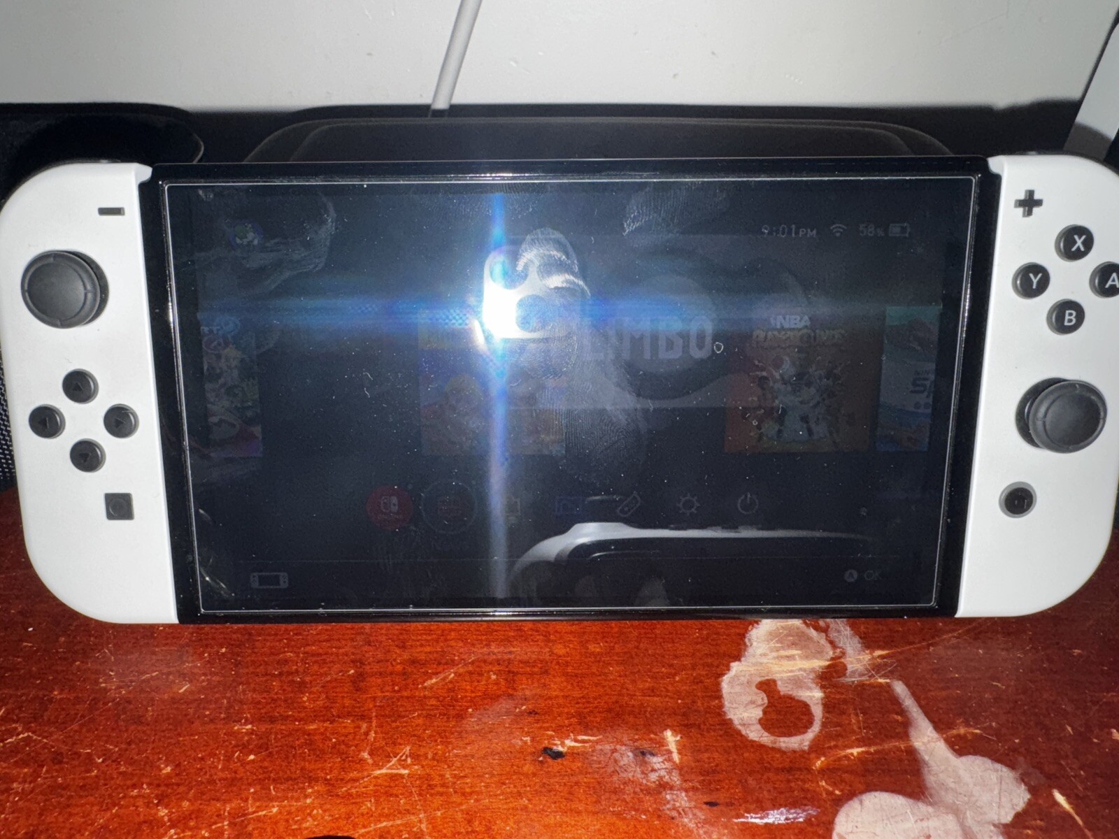 Nintendo Switch OLED Model – 64GB/White (HEGSKAAAA) Plus 128GB memory card
