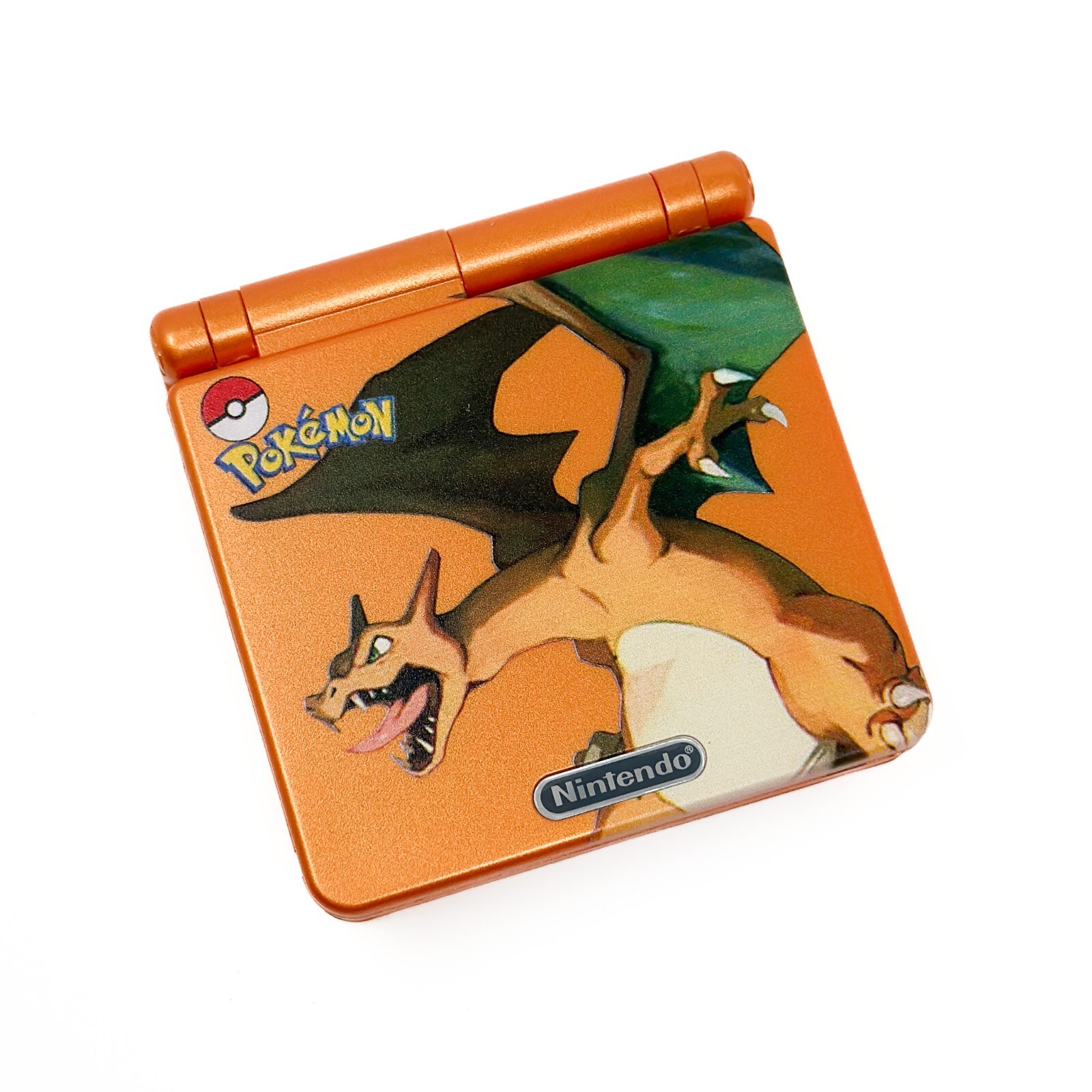 Nintendo Game Boy Advance SP System GBA SP AGS 001 LCD POKEMON UV CHARIZARD