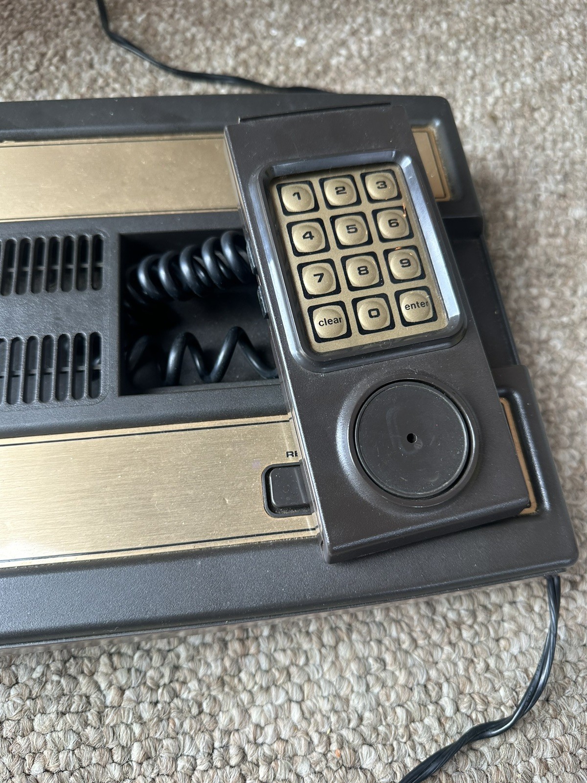 Mattel Intellivision Console Model 2609 (1979) For Parts/Repair As-Is No AV Cord