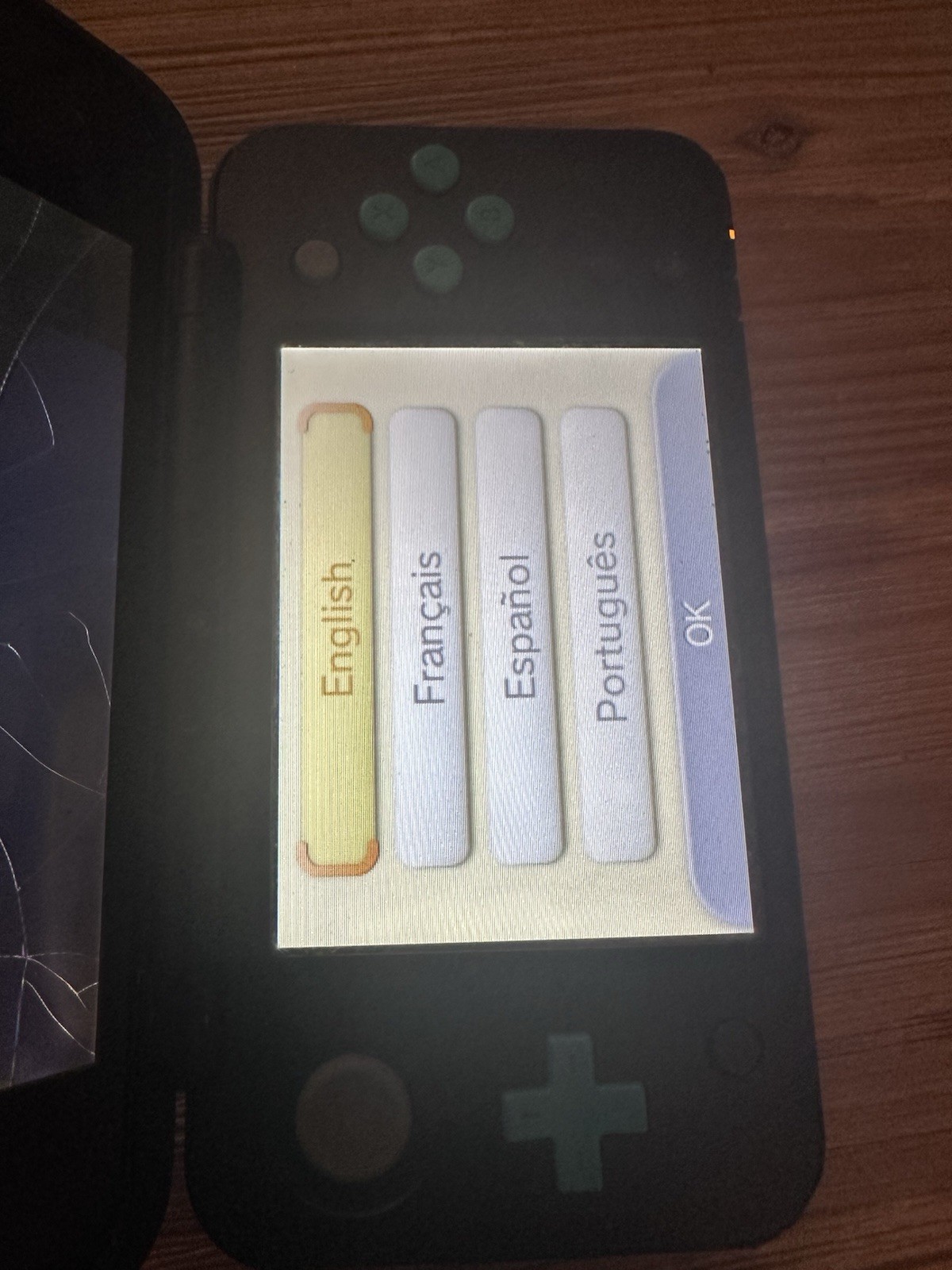 Nintendo 2DS XL Handheld Console – Black/Turquoise For parts or Repair