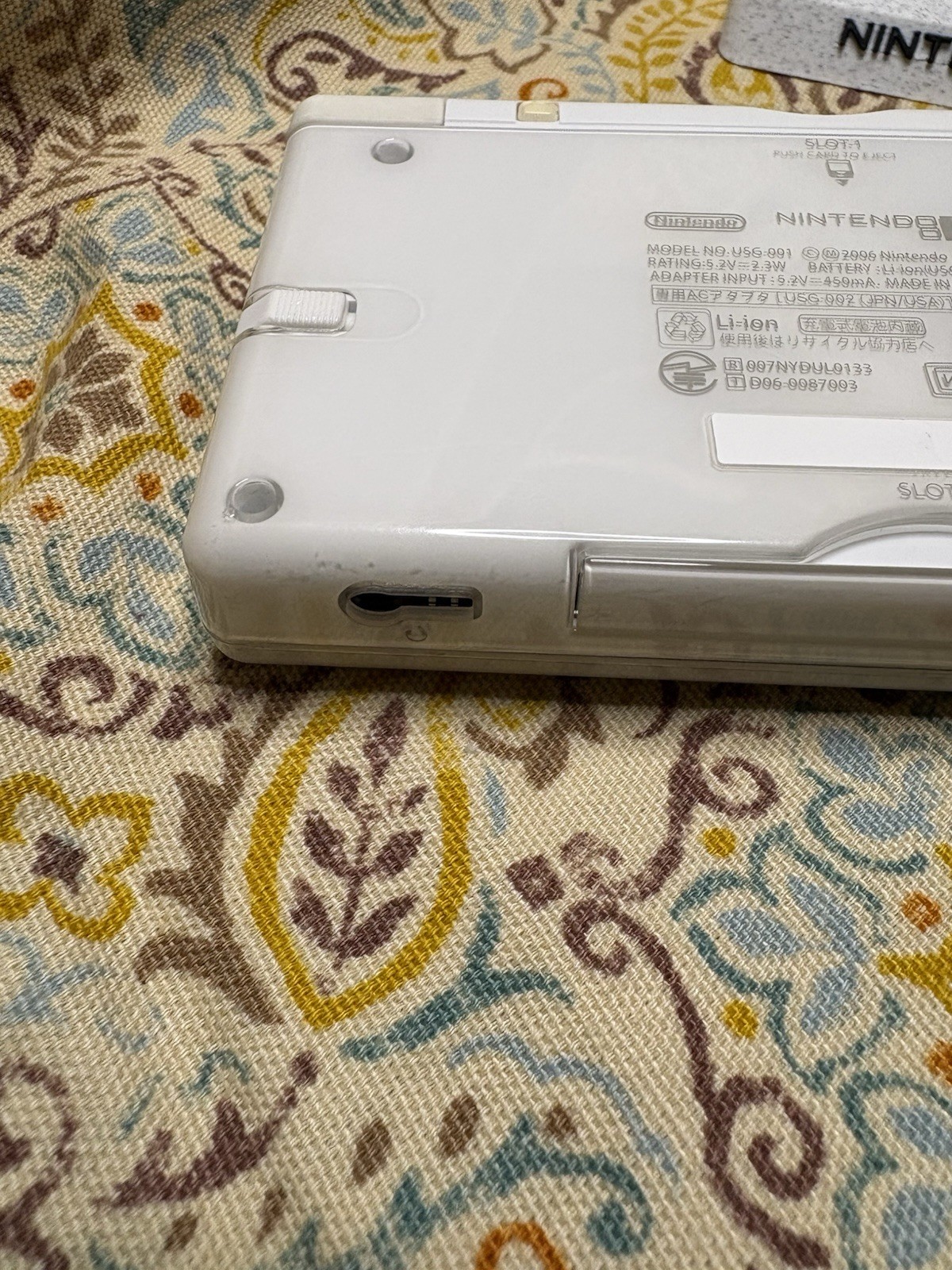 Cleaned/Conditioned Nintendo DS Lite USG-001 Polar White